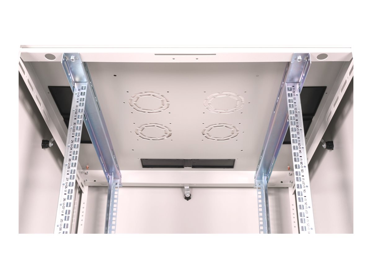 ROLINE Basic - Schrank Netzwerkschrank - Glas T�r, 800 x 800 (B x T)