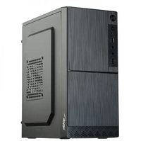Akyga AK35BK - Micro Tower - PC - Acrylnitril-Butadien-Styrol (ABS) - Galvanisiertes Stahl - Schwarz - Flex-ATX - micro ATX - Mini-ITX - Heimbro