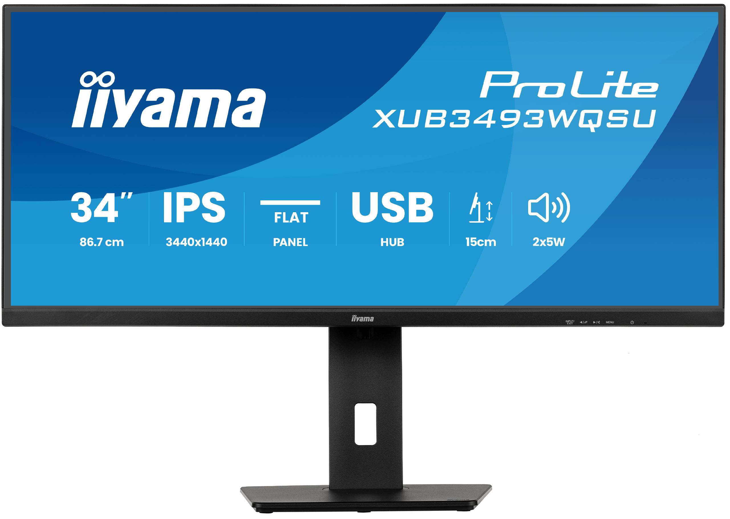 Iiyama ProLite XUB3493WQSU-B6 - LED-Monitor - 86.4 cm (34)