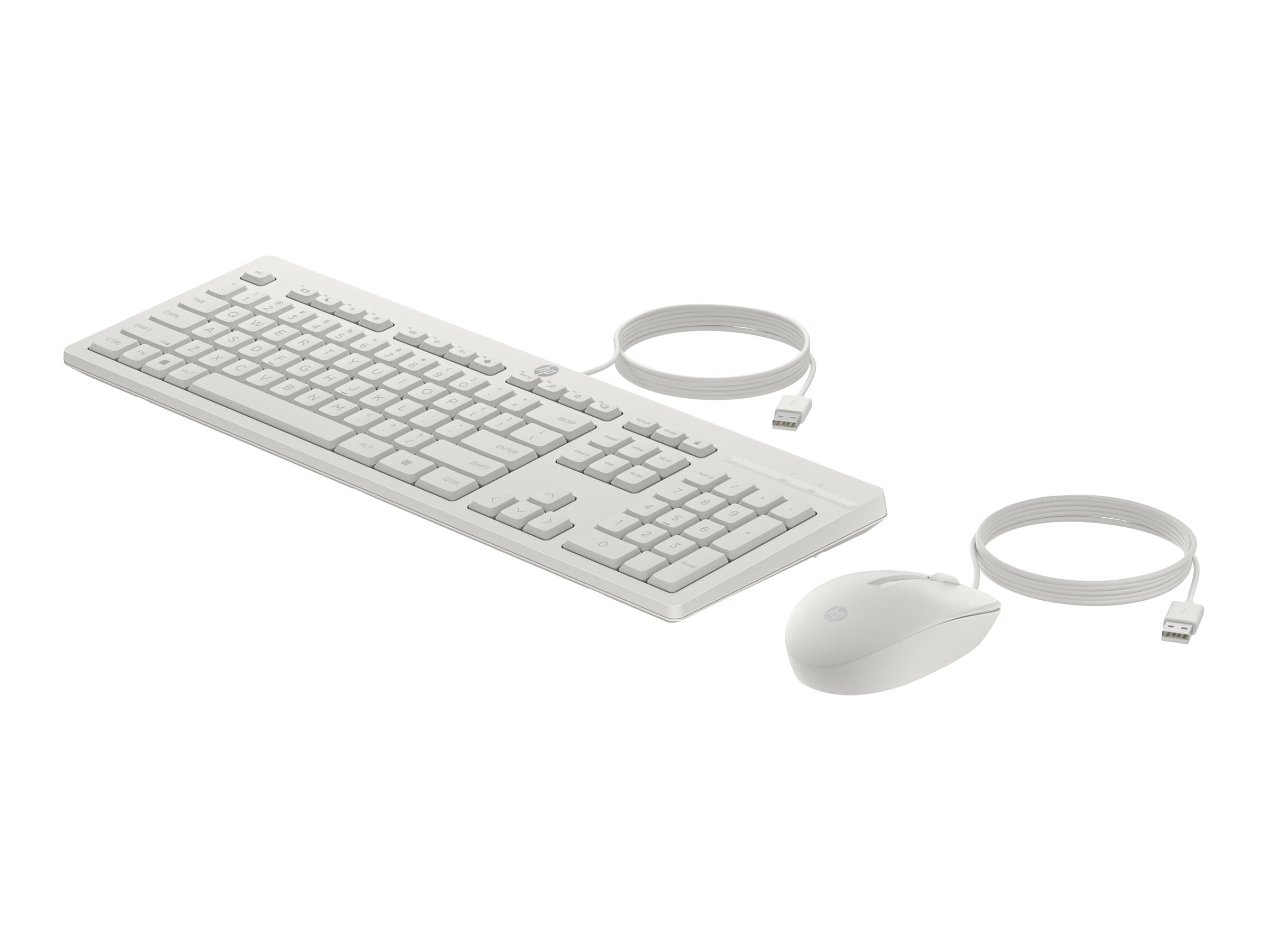 HP 225 Wired Mouse and Keyboard Combo G2 Cashmere White