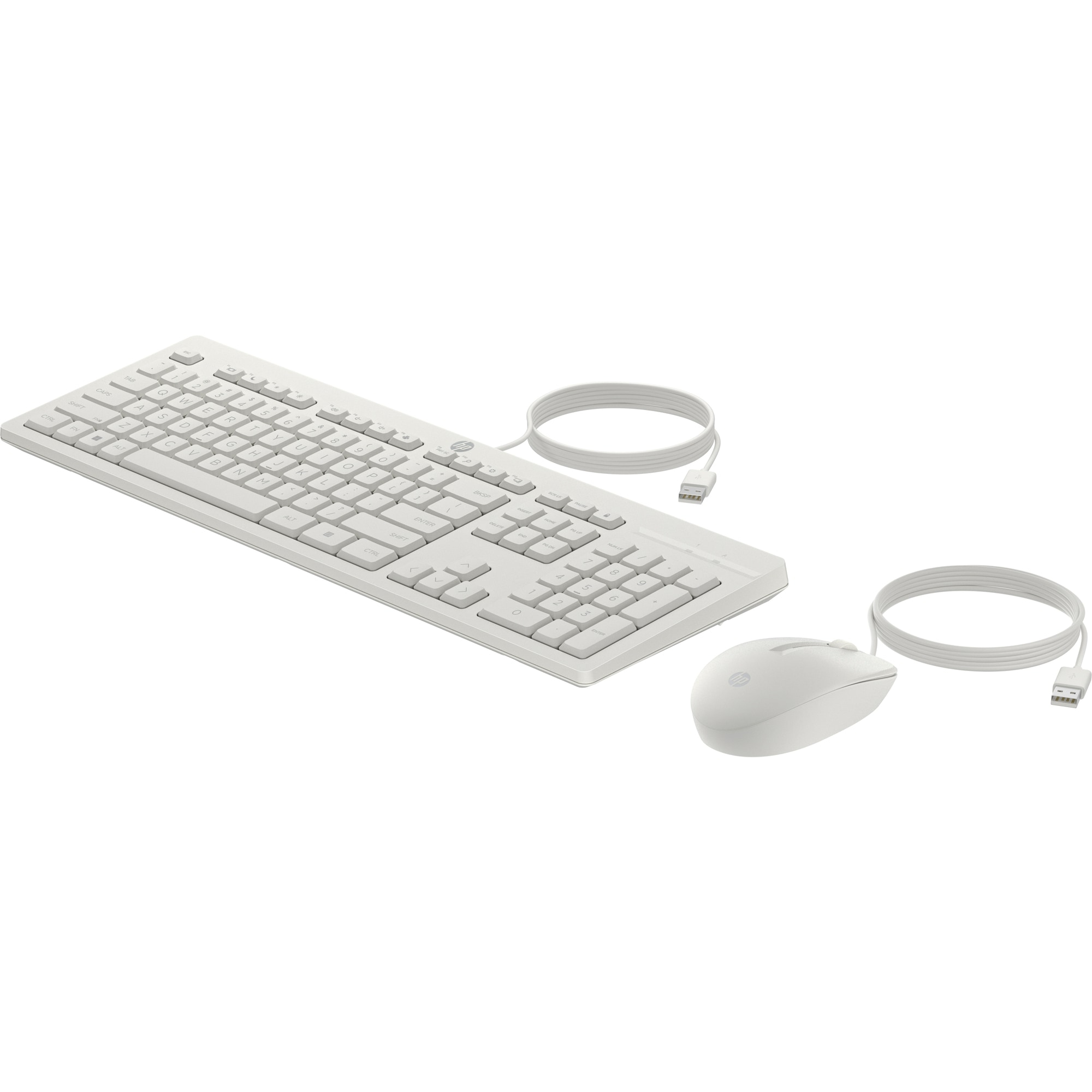 HP 225 Wired Mouse and Keyboard Combo G2 Cashmere White