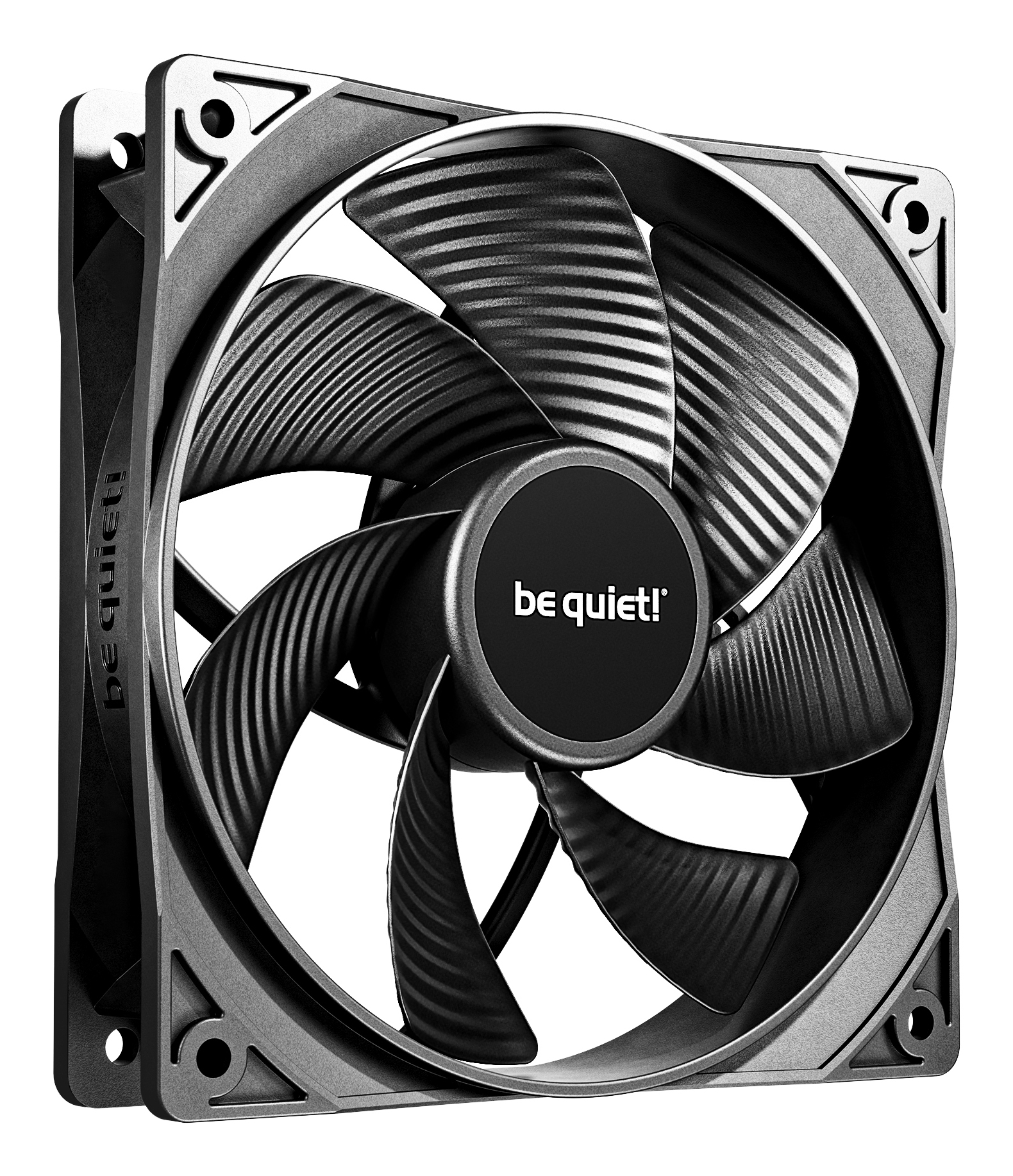 Be Quiet! Pure Wings 3 - Geh�usel�fter - Reverse-L�fterbl�tter - 120 mm - Schwarz (Packung mit 3)