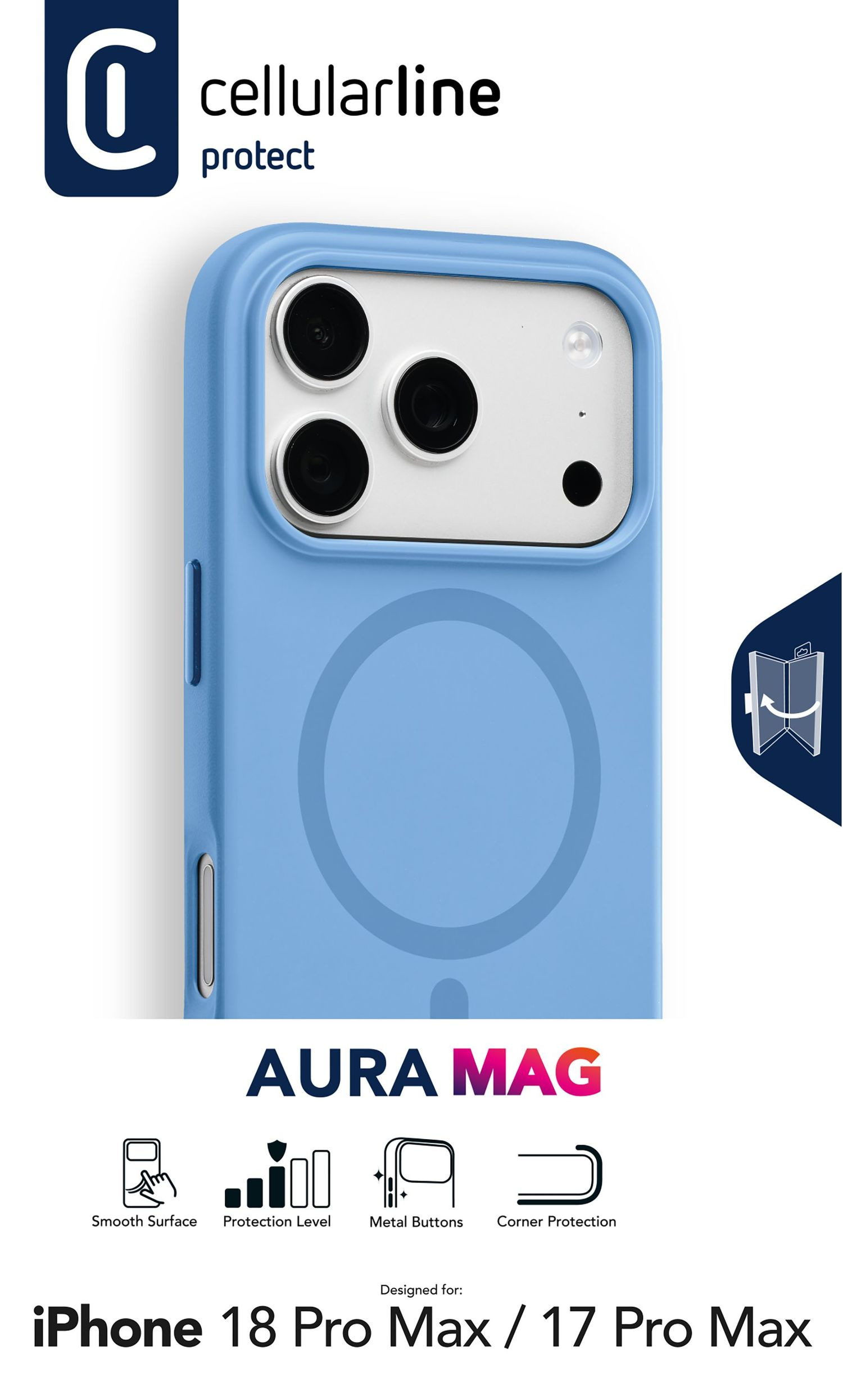 Cellularline AURA MAG - IPHONE 17 PRO MAX / 18 PRO MAX
