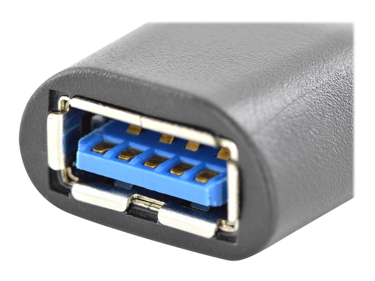 Digitus AK-300506-000-S adattatore per inversione del genere dei cavi USB C USB A Nero