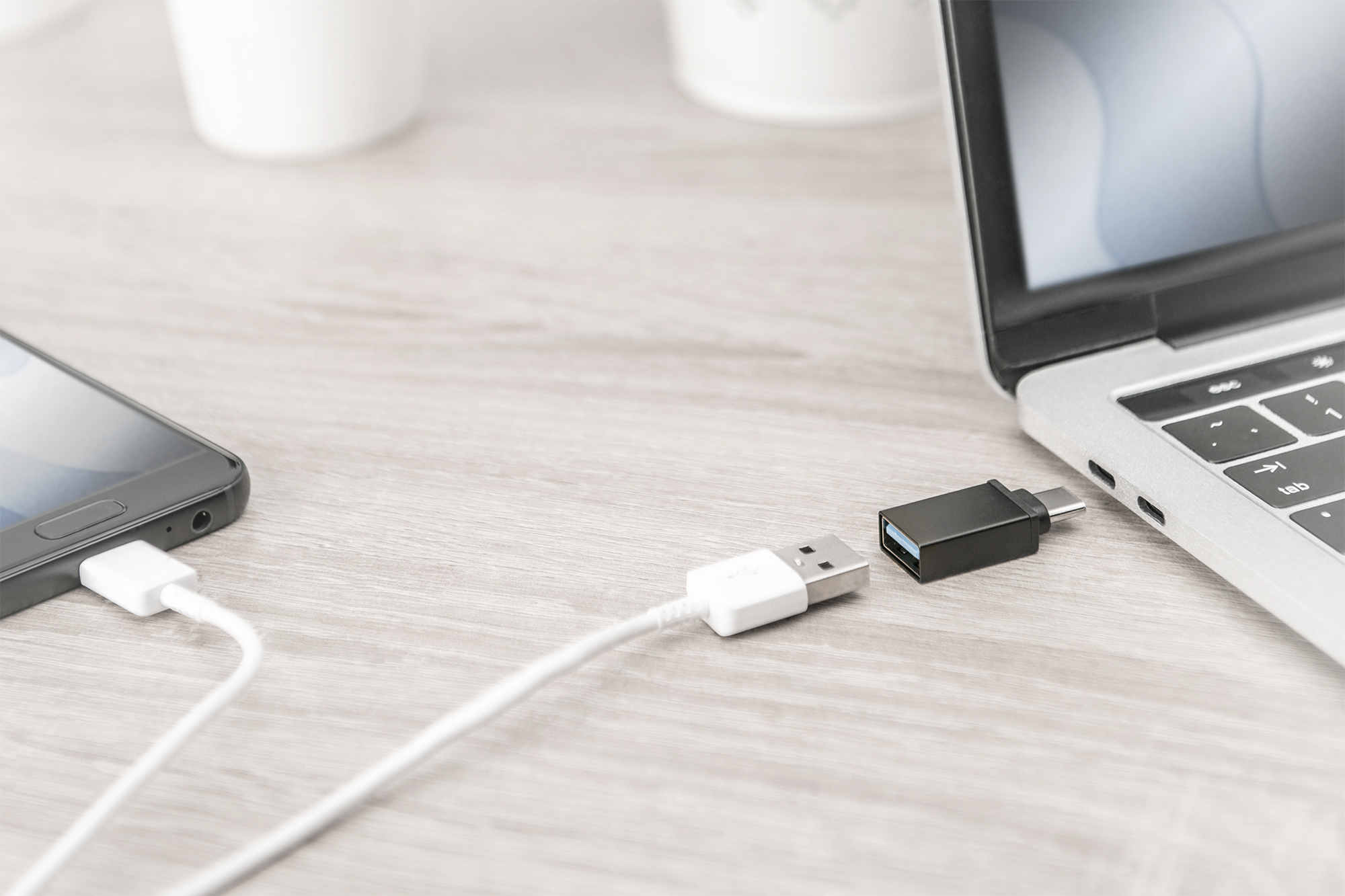 Digitus AK-300506-000-S adattatore per inversione del genere dei cavi USB C USB A Nero
