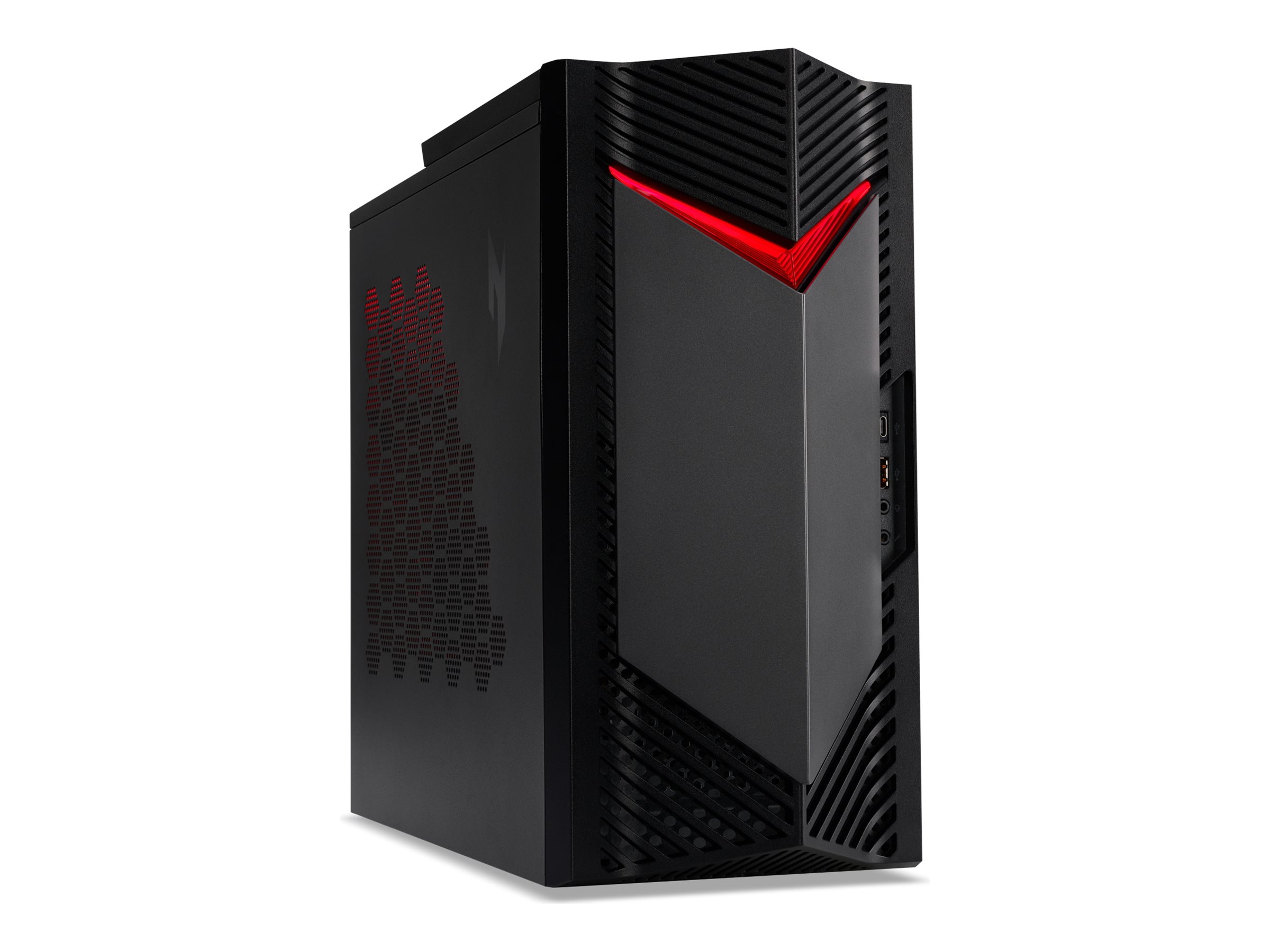 Acer Nitro 50 N50-656 - Tower - Core i7 i7-14700F / 2.1 GHz - RAM 16 GB - SSD 512 GB - NVMe - GeForce RTX 4060 - 1GbE, 802.11ax (Wi-Fi 6E)