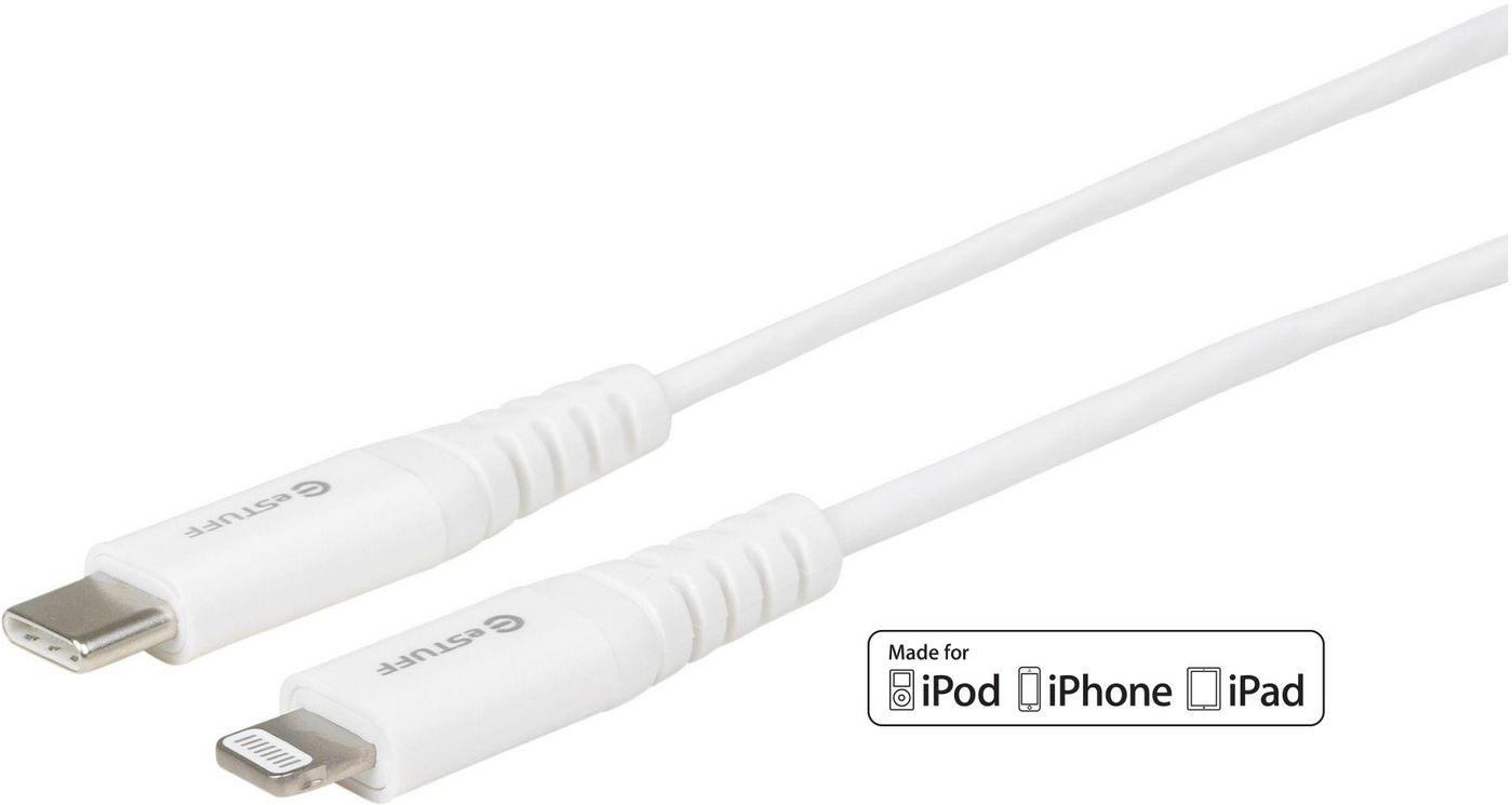 eSTUFF ES602301 cble Lightning 3 m Blanc
