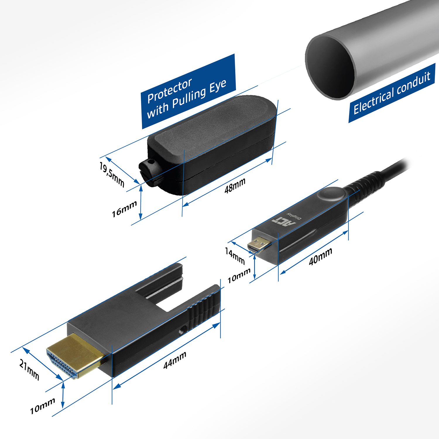 ACT AK4101 cable HDMI 15 m HDMI tipo A (Est�ndar) Negro