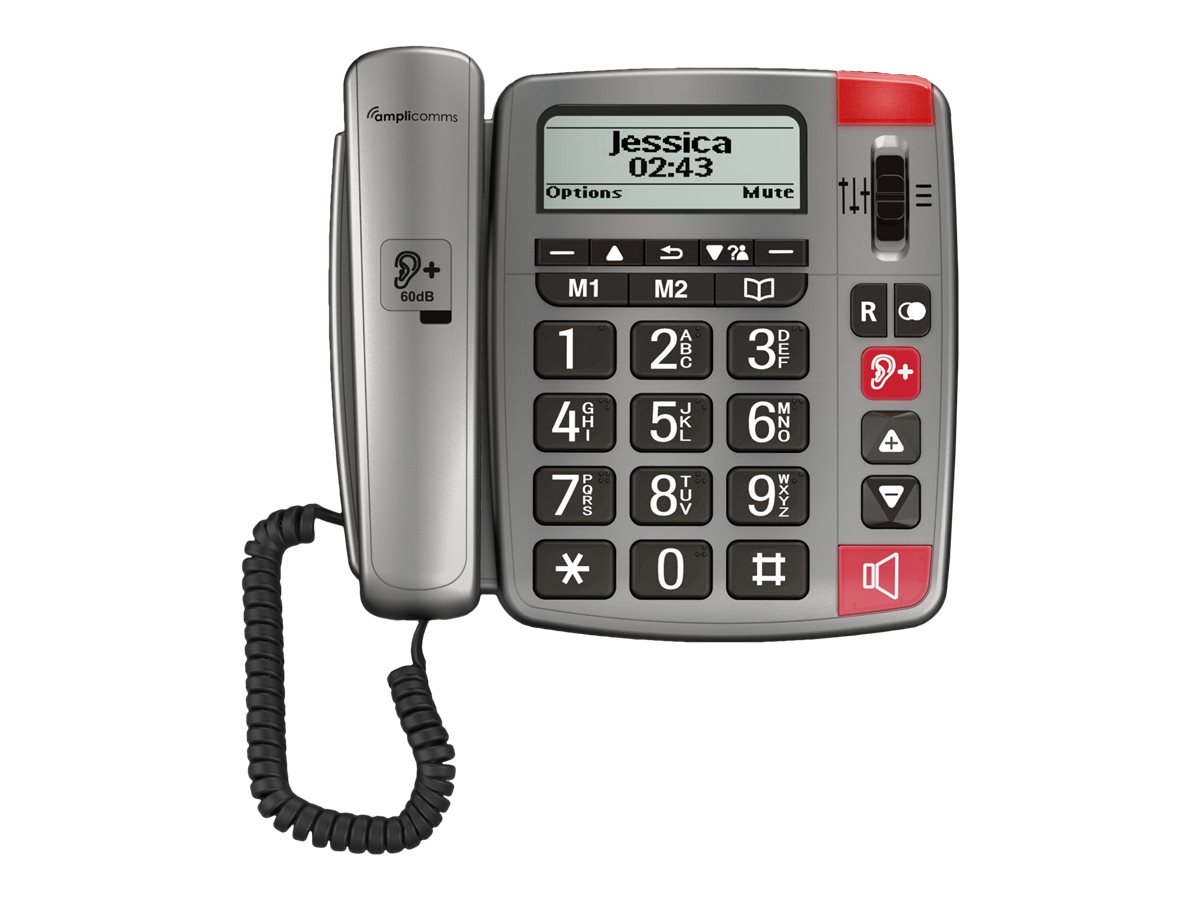 Audioline PowerTel 196 - Telefon mit Schnur