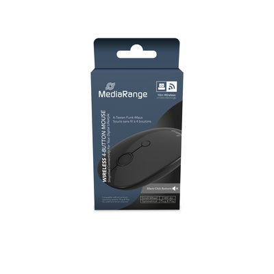 MediaRange MROS268 mouse Casa Ambidestro Ottico 2400 DPI