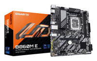 GIGABYTE B860M E Scheda Madre - CPU Intel Core Ultra Series, VRM a 4+1+2 fasi, fino a 8800MHz DDR5 (O.C), 2xPCIe 4.0 M.2, LAN 1GbE, USB 3.2 Gen 1
