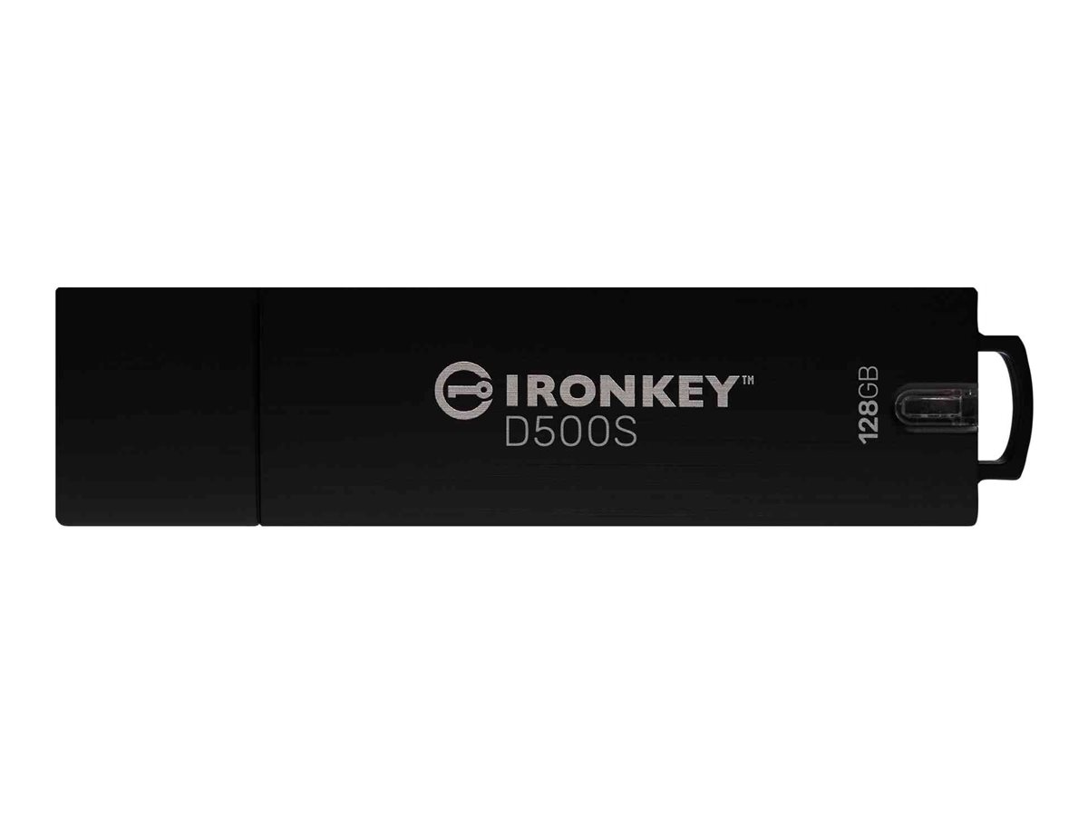 Kingston Technology IronKey D500S lecteur USB flash 128 Go USB Type-A 3.2 Gen 1 (3.1 Gen 1) Noir