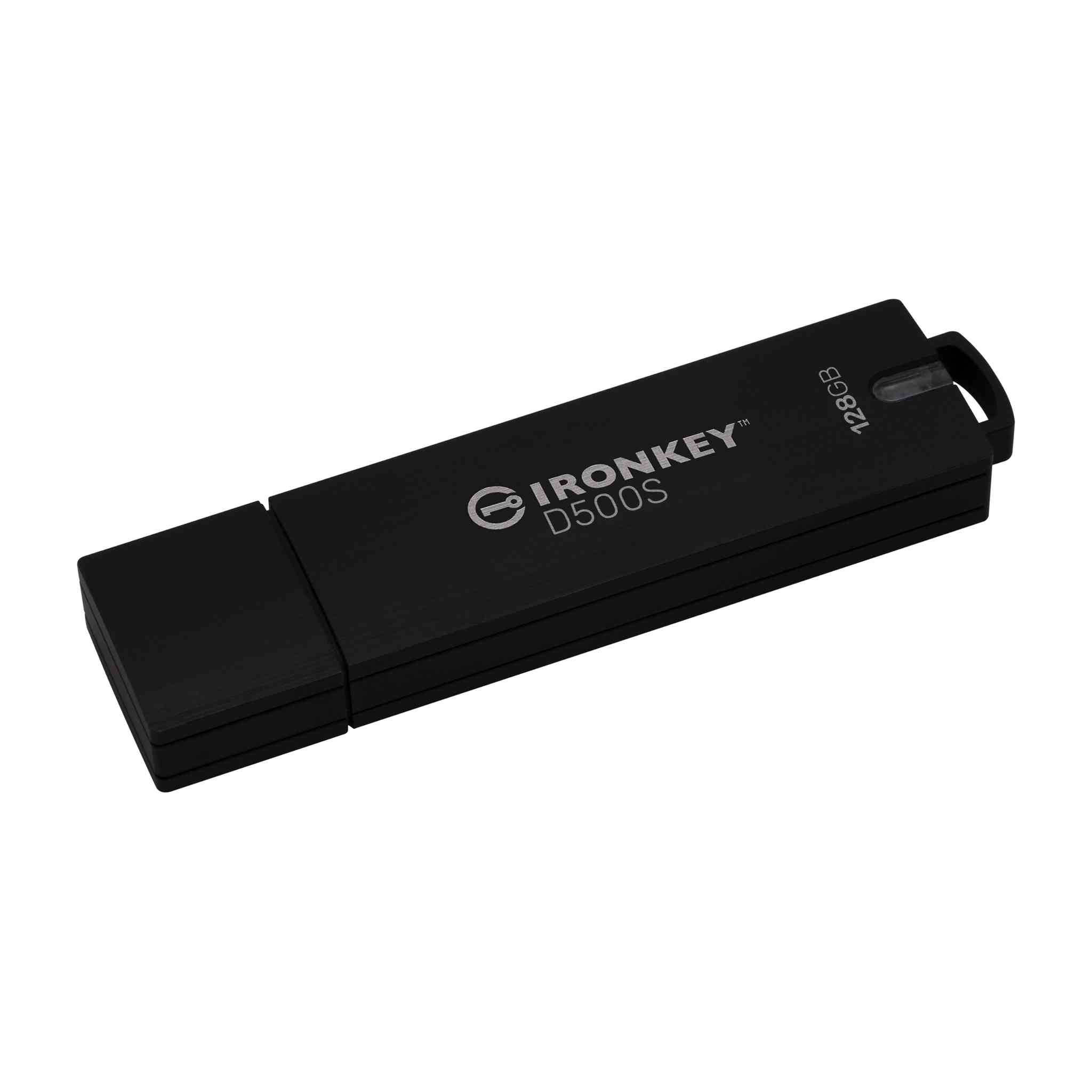 Kingston Technology IronKey D500S USB flash drive 128 GB USB Type-A 3.2 Gen 1 (3.1 Gen 1) Black