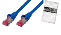 ShiverPeaks BS75711-A0.5B - 0,5 m - Cat6a - S/FTP (S-STP) - RJ-45 - RJ-45 - Blau