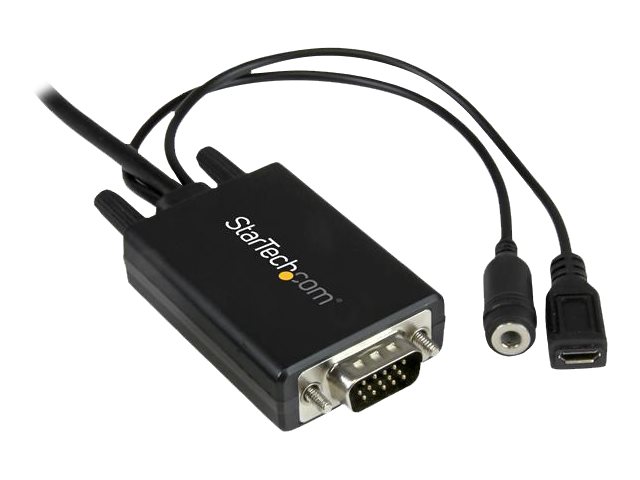 StarTech.com Cble adaptateur DisplayPort vers VGA de 2 m avec audio - M/M - 1920x1200 / 1080p