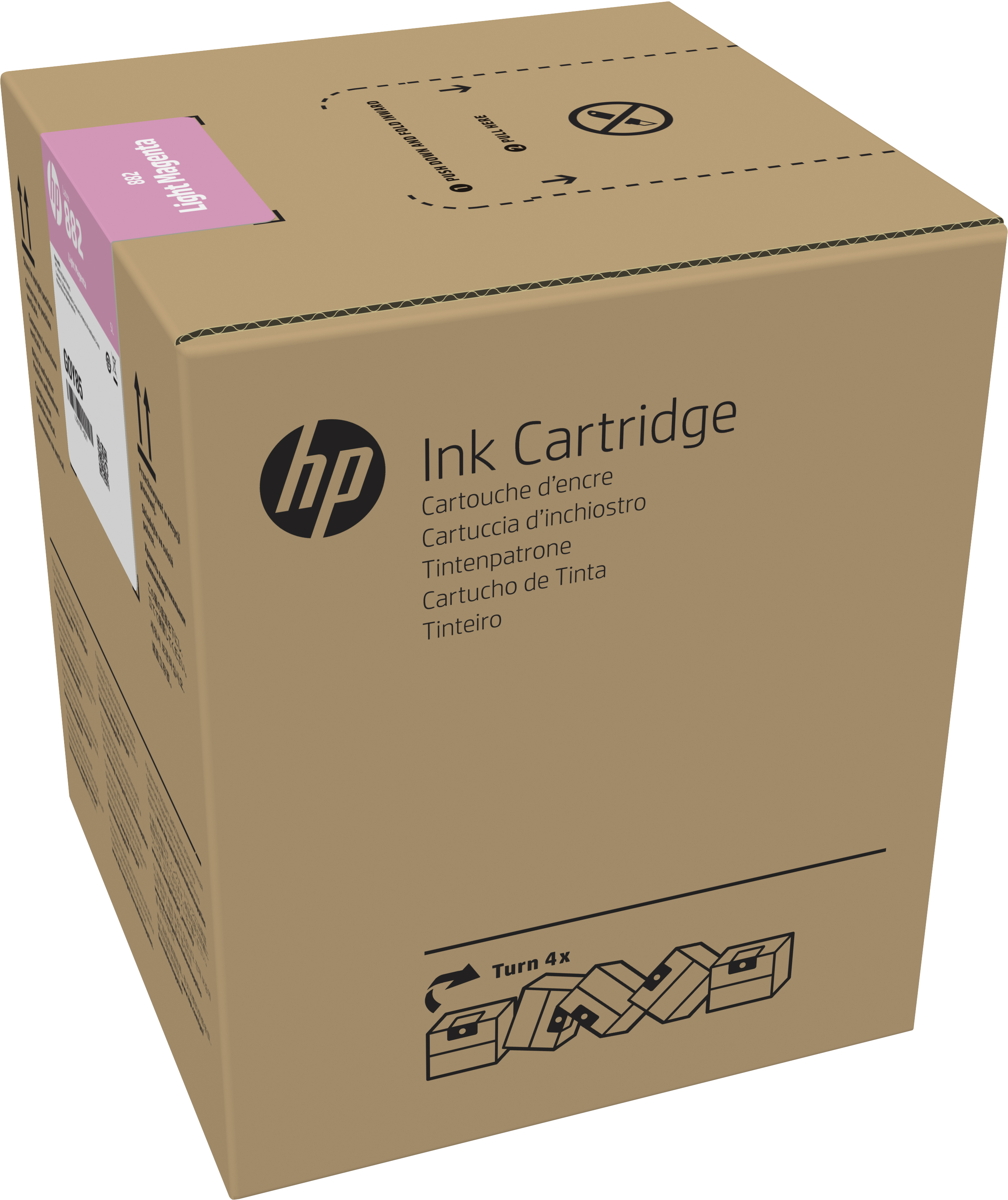 HP Cartucho de tinta magenta claro Latex 882 de 5 litros