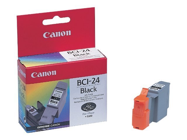 Canon BCI-24Bk Black Ink Cartridge Multipack cartouche dencre Original Noir