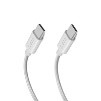 SBS TECABLETISSUETCC240G - 2 m - USB C - USB C - USB 3.2 Gen 2 (3.1 Gen 2) - 10 Gbit/s - Grau