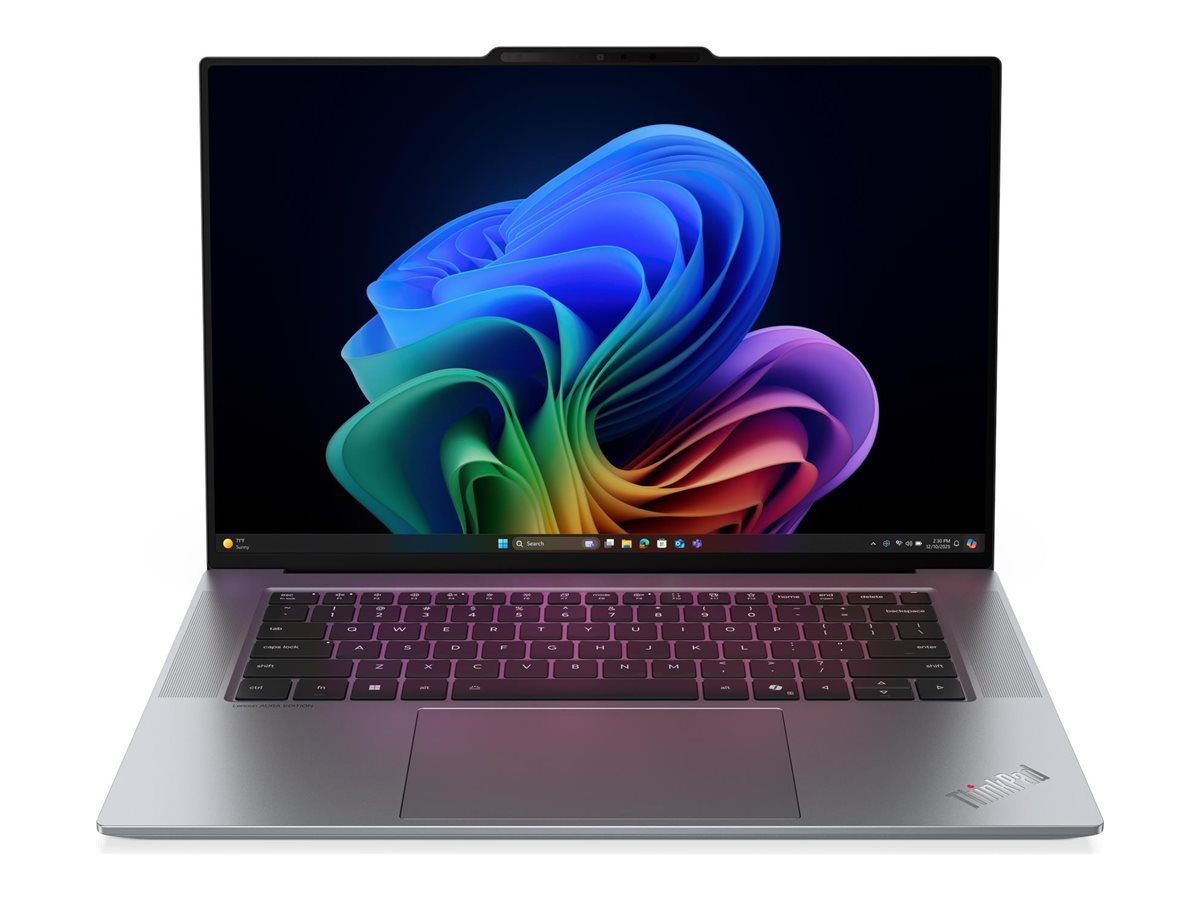 Lenovo ThinkPad X9-15p Gen 1 Aura Edition Copilot+ PC 358H Ordinateur portable 38,9 cm (15.3) �cran tactile 2.8K 64 Go 1 To SSD Wi-Fi 7 (802.11be) Windows 11 Pro Allemand Gris
