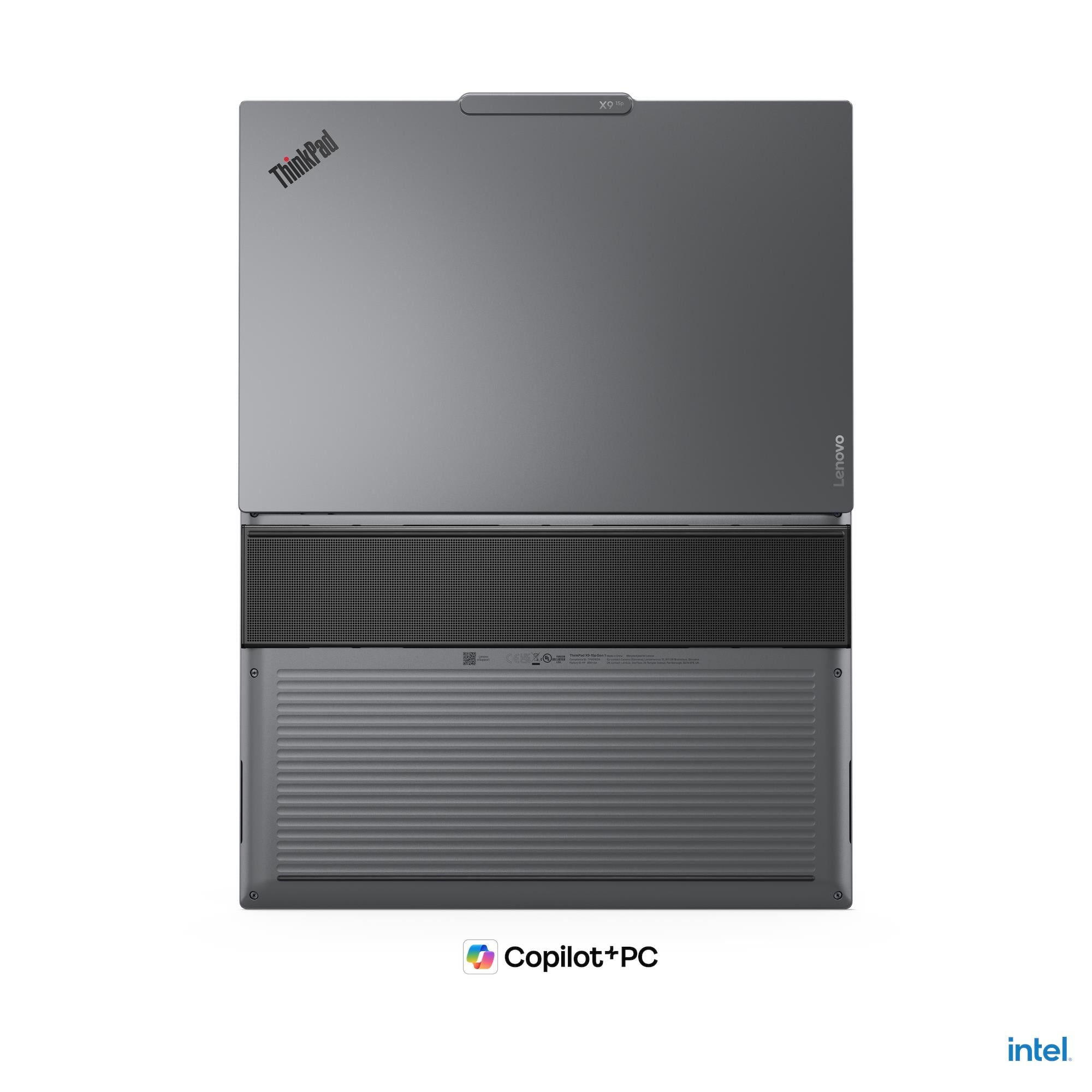 Lenovo ThinkPad X9-15p Gen 1 Aura Edition Copilot+ PC 358H Ordinateur portable 38,9 cm (15.3) �cran tactile 2.8K 64 Go 1 To SSD Wi-Fi 7 (802.11be) Windows 11 Pro Allemand Gris