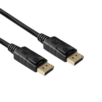 ACT DisplayPort-1.4-Kabel - 8K - 3m - 3 m - DisplayPort - DisplayPort - M�nnlich - M�nnlich - Schwarz