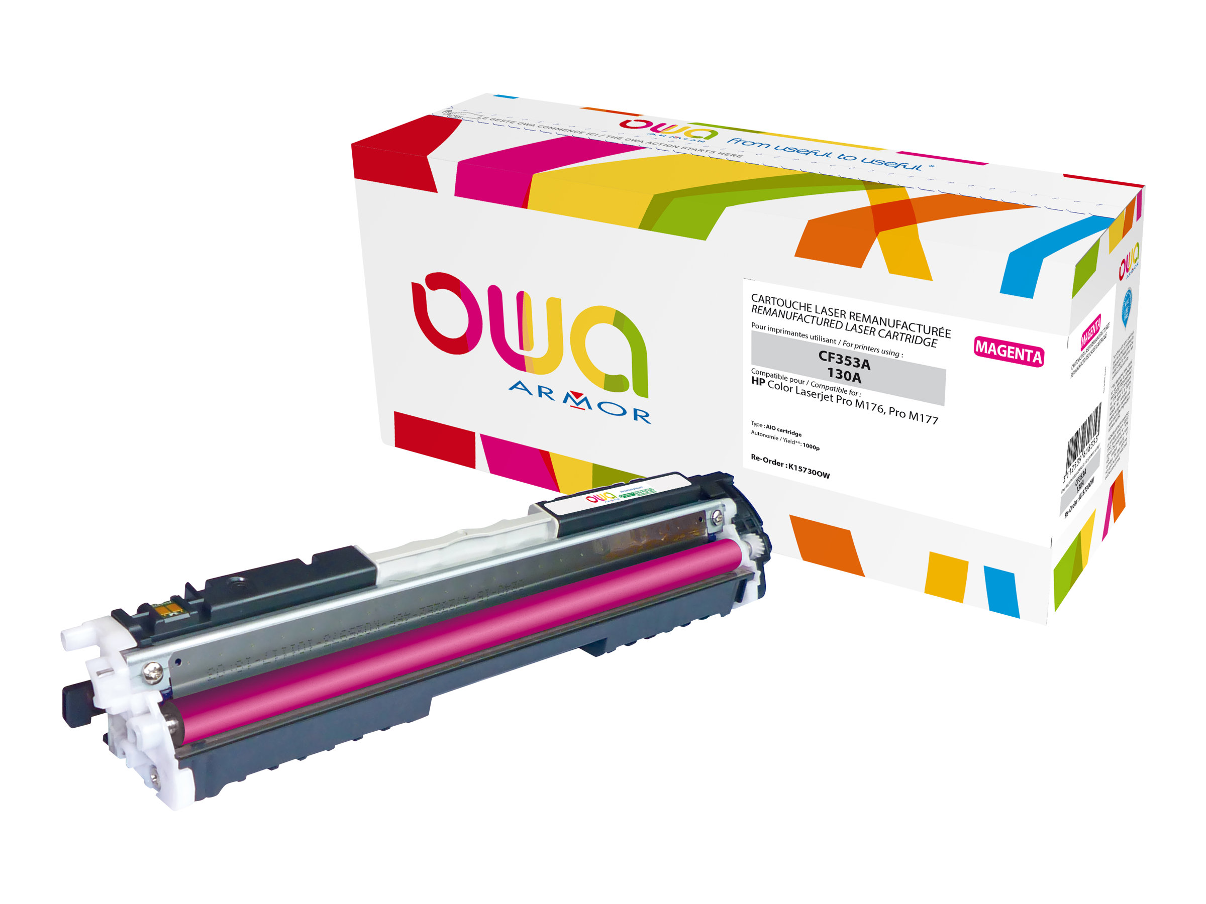Armor K15730OW cartuccia toner 1 pz Magenta