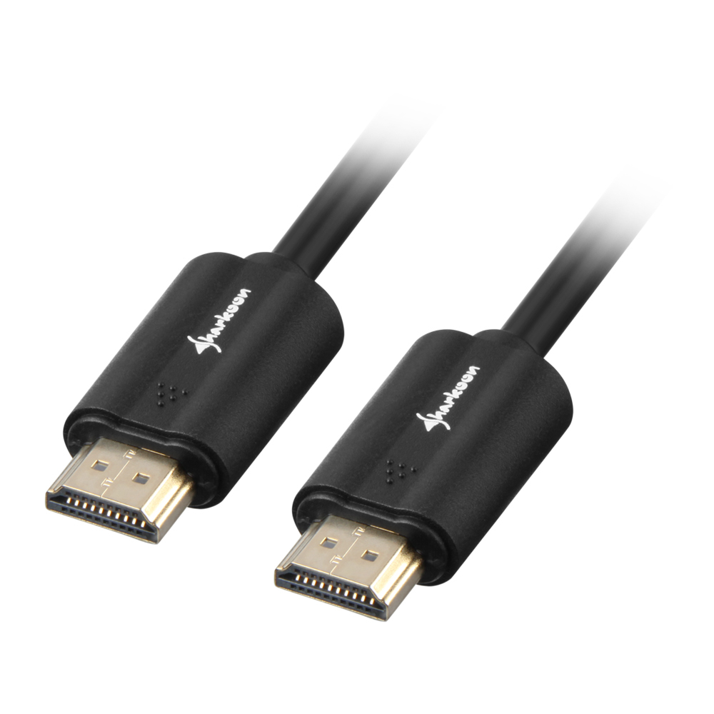 Sharkoon HDMI/HDMI 4K, 10m cavo HDMI HDMI tipo A (Standard) Nero