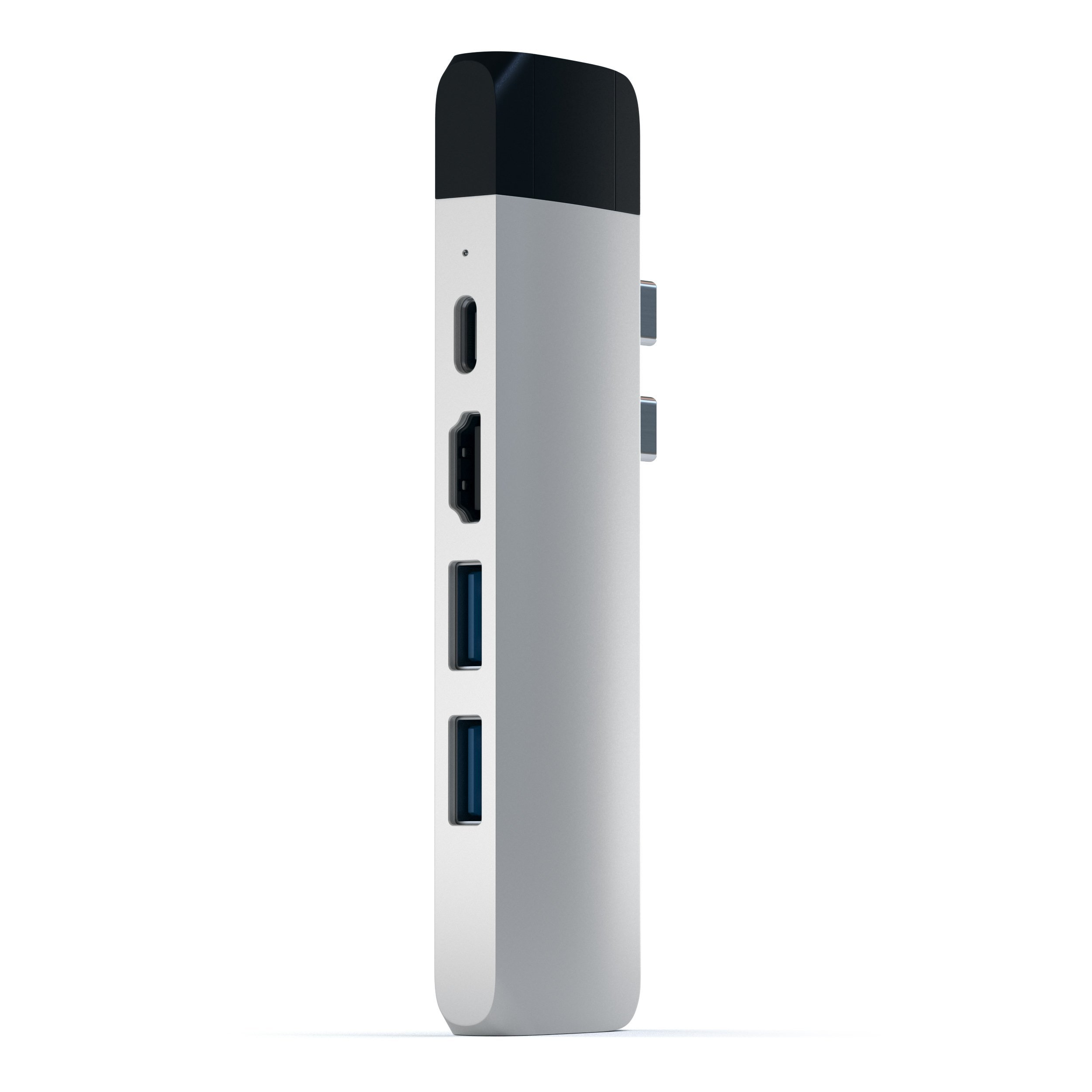 Satechi ST-TCPHES base para porttil y replicador de puertos USB 3.2 Gen 1 (3.1 Gen 1) Type-C Plata