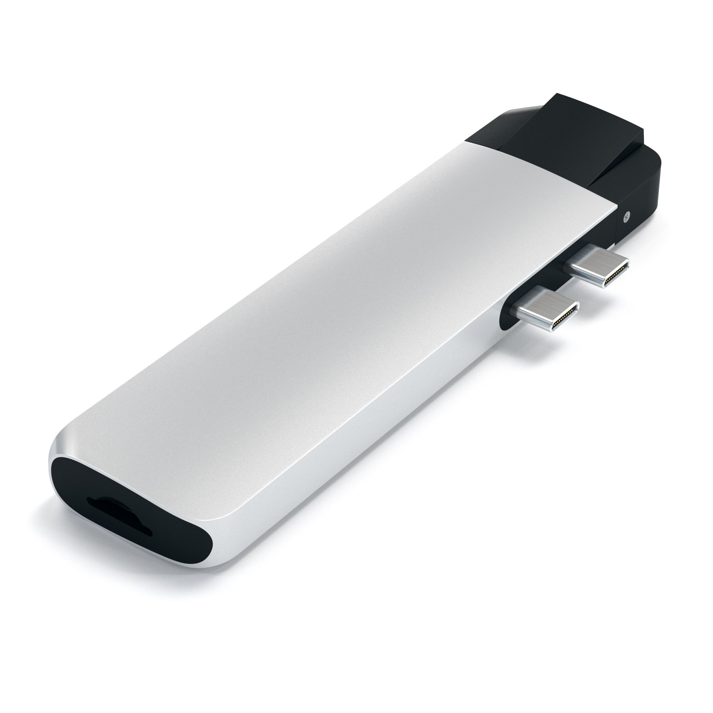 Satechi ST-TCPHES base para porttil y replicador de puertos USB 3.2 Gen 1 (3.1 Gen 1) Type-C Plata