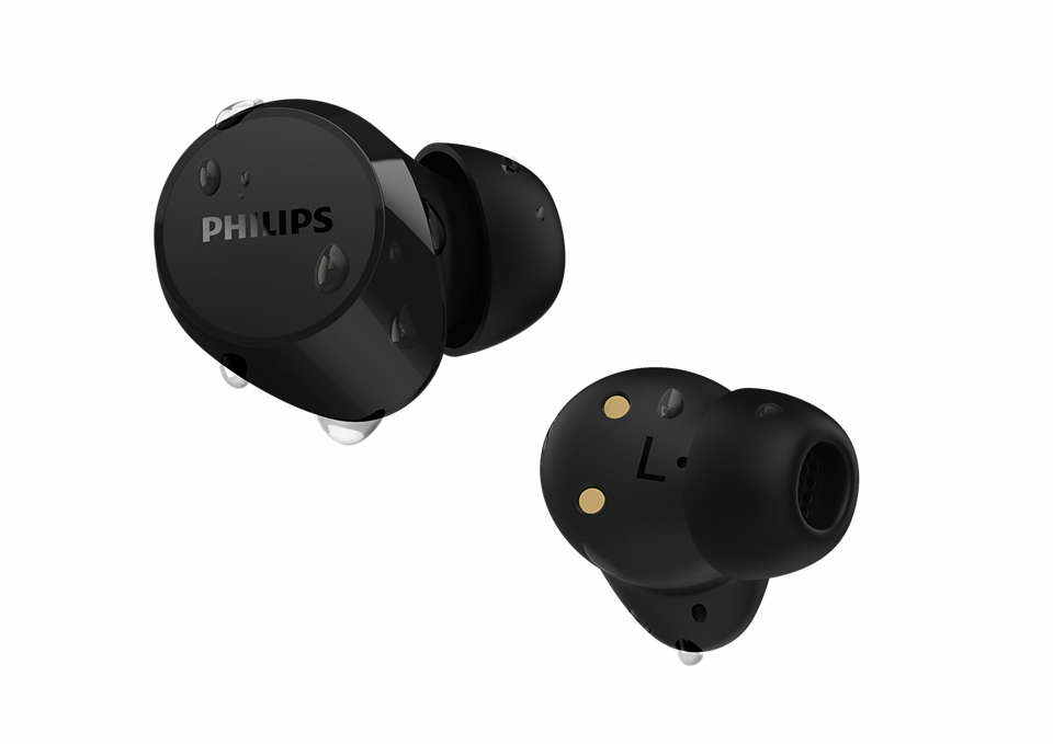 Philips TAT1209BK/00 �couteur/casque True Wireless Stereo (TWS) Ecouteurs Appels/Musique Bluetooth Noir