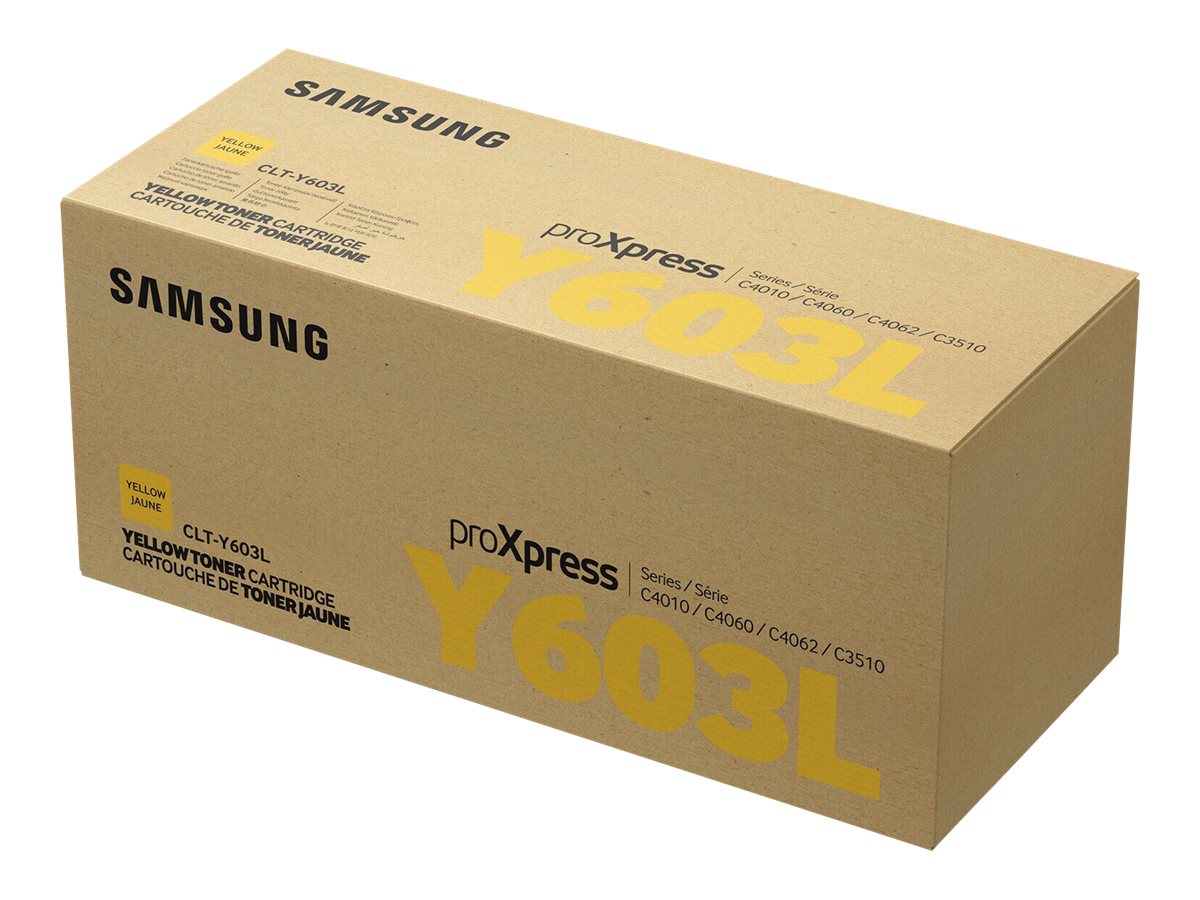 Samsung Cartucho de tner amarillo de alto rendimiento CLT-Y603L