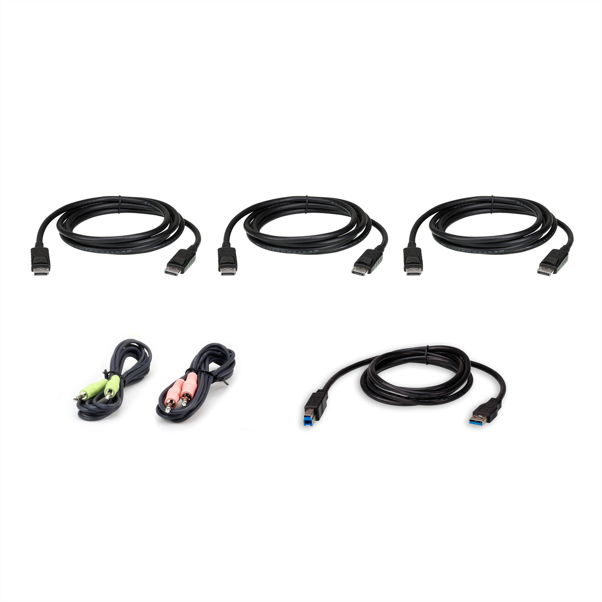 ATEN Kit cavo KVM USB DisplayPort Triple Display da 1,8 M