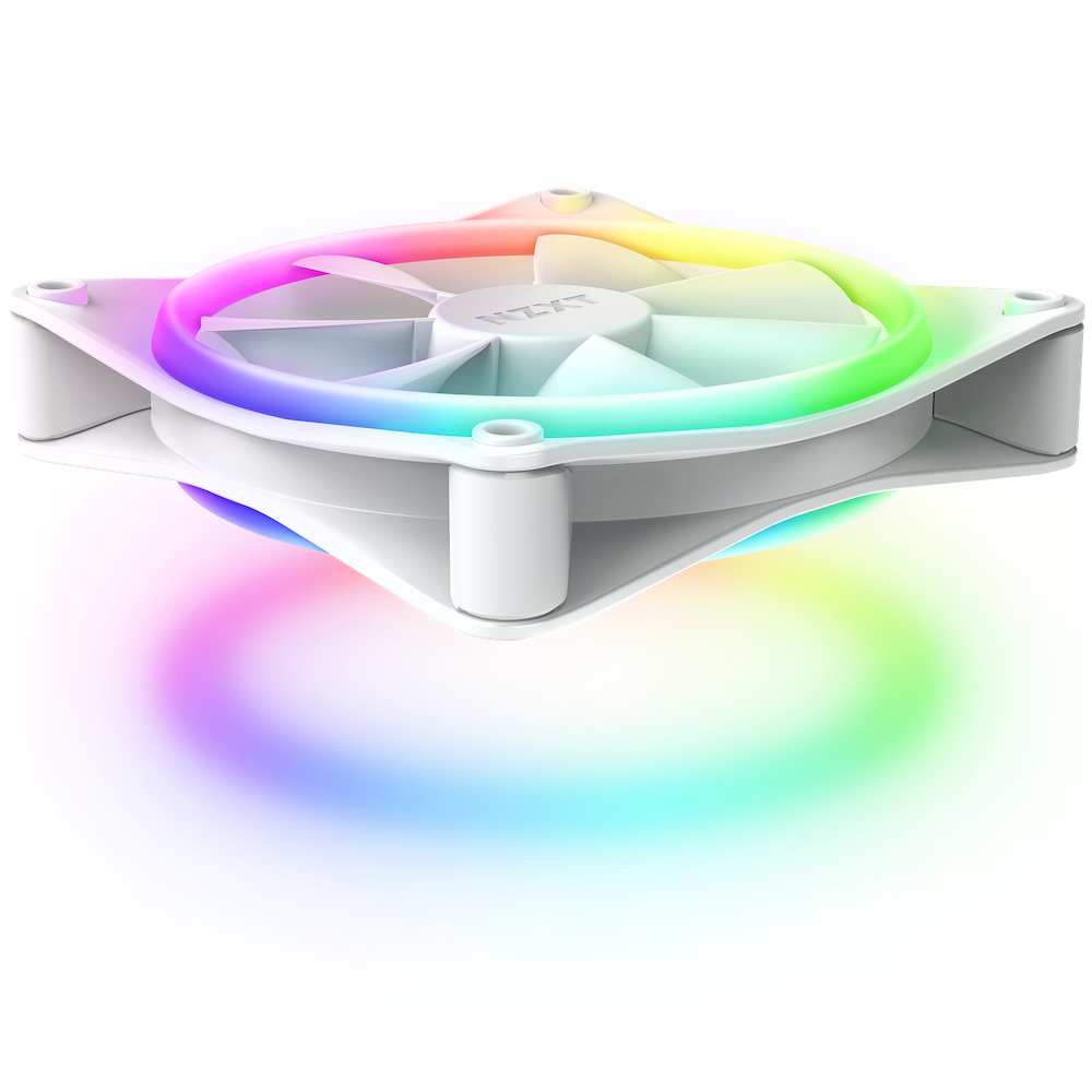 NZXT F120 RGB DUO Triple Pack Boitier PC Ventilateur 12 cm Blanc 3 pi�ce(s)