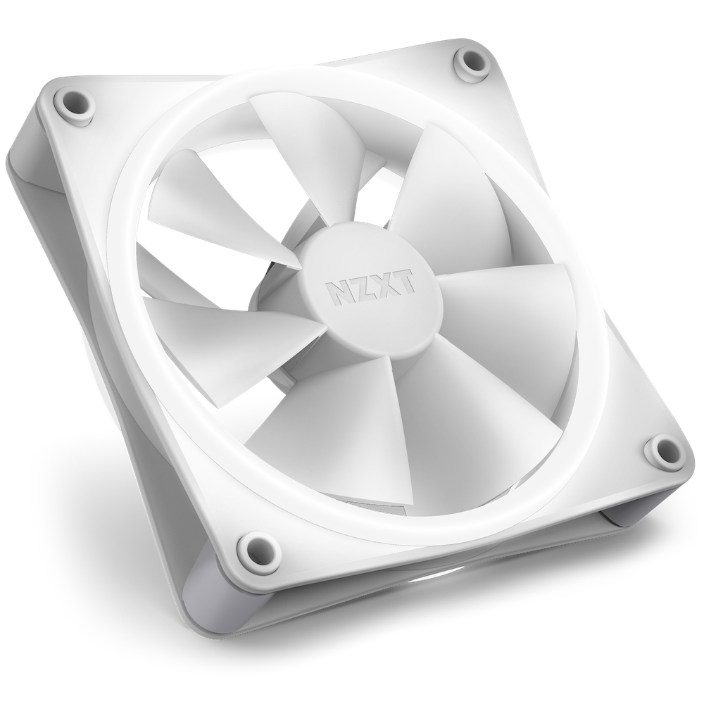 NZXT F120 RGB DUO Triple Pack Boitier PC Ventilateur 12 cm Blanc 3 pi�ce(s)