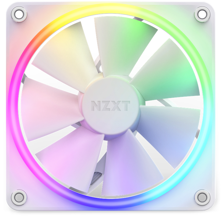 NZXT F120 RGB Triple Pack Boitier PC Ventilateur 12 cm Blanc 3 pi�ce(s)