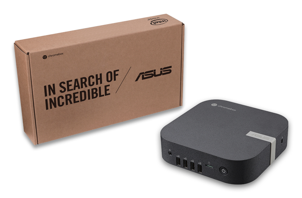ASUS Chromebox CHROMEBOX6-S3006UN Intel Core 3 100U 8 GB DDR5-SDRAM SSD ChromeOS Mini PC Black