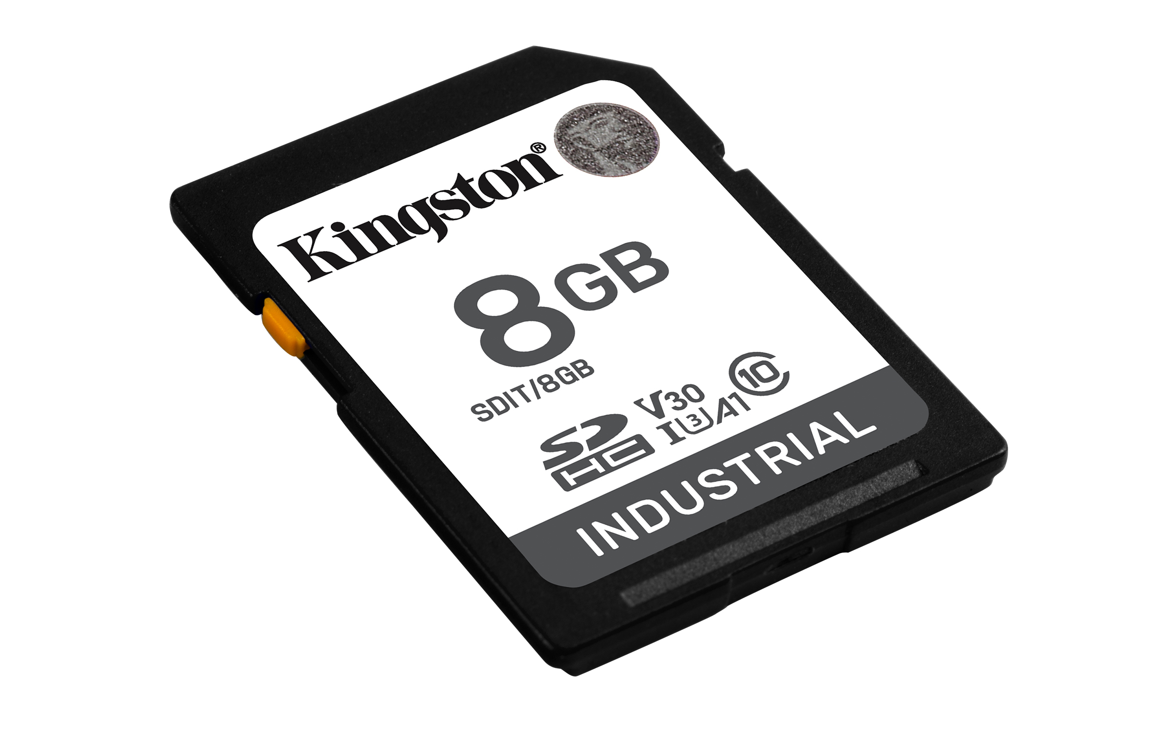 Kingston SD Card 8GB SDHC Industrial -40C to 85C retail - High Capacity SD (SDHC)