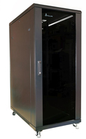 Extralink Rackmount-Schrank 32U 600x1000 Schwarz stehend - Freistehendes Gestell - 32U - 1065 kg - Schwarz