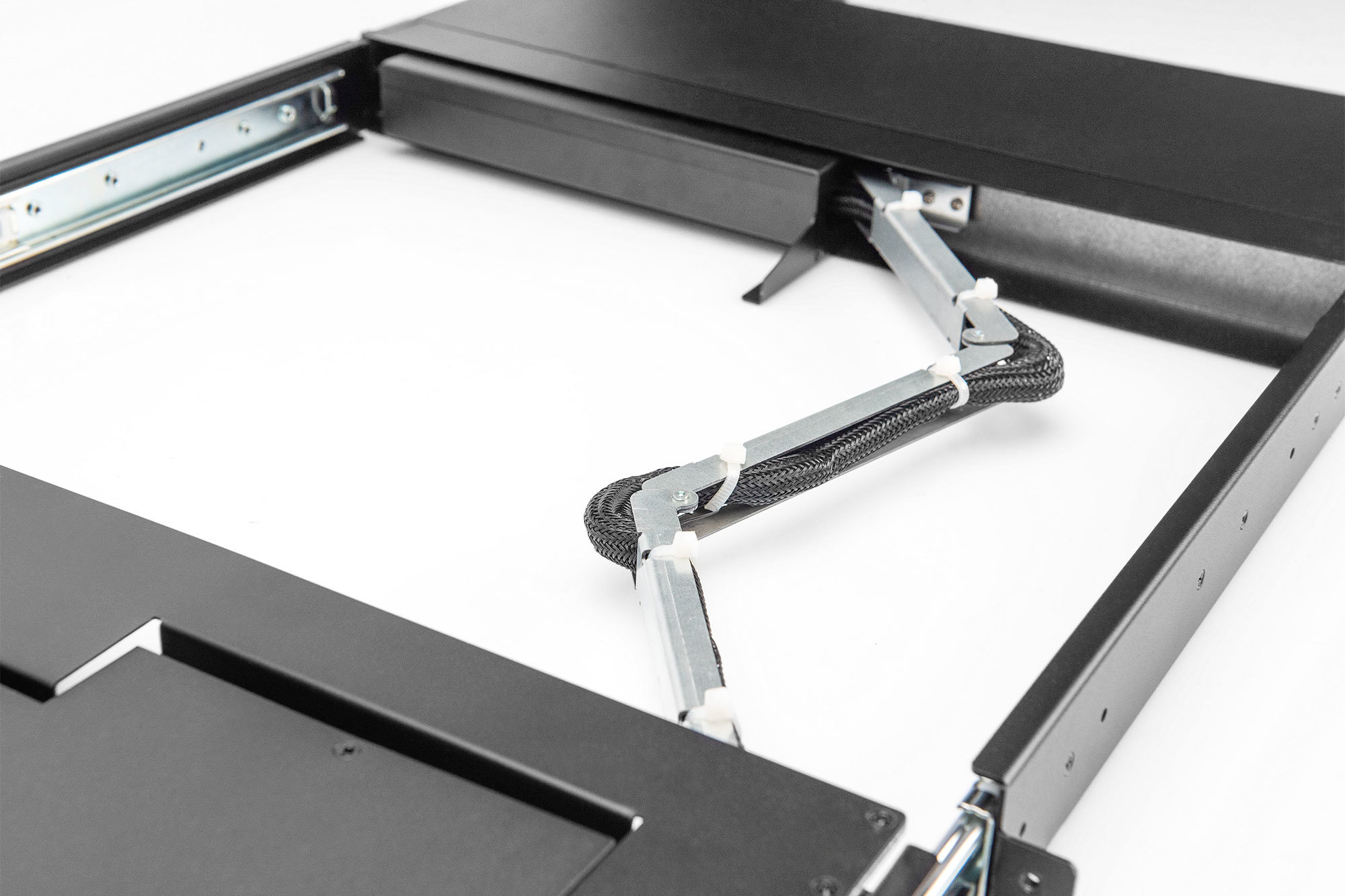 Digitus DS-72220-6GE consola de rack 43,2 cm (17) 1920 x 1080 Pixeles Negro 1U