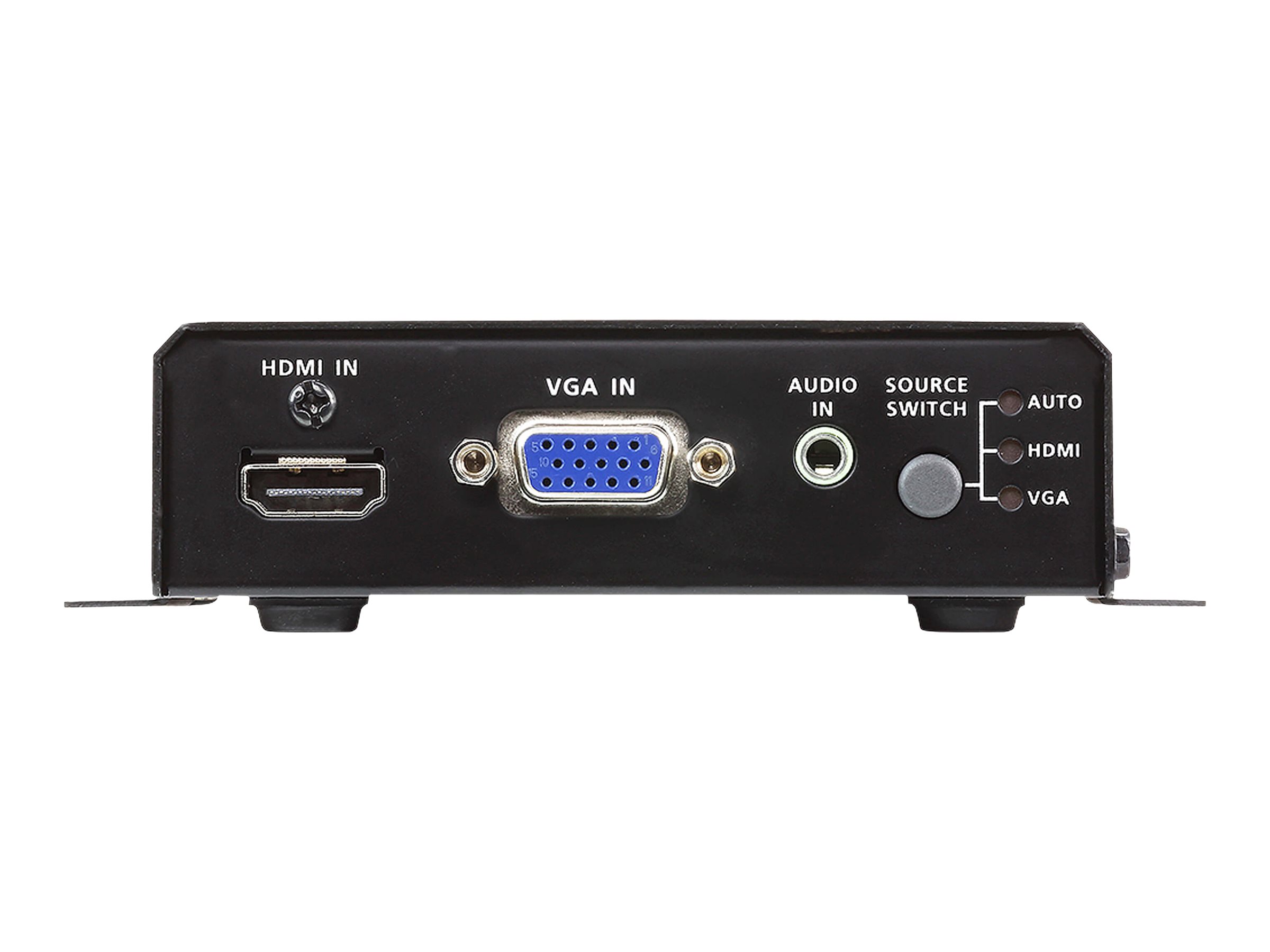 ATEN VE2812AT extensor audio/video Transmisor de seales AV Negro