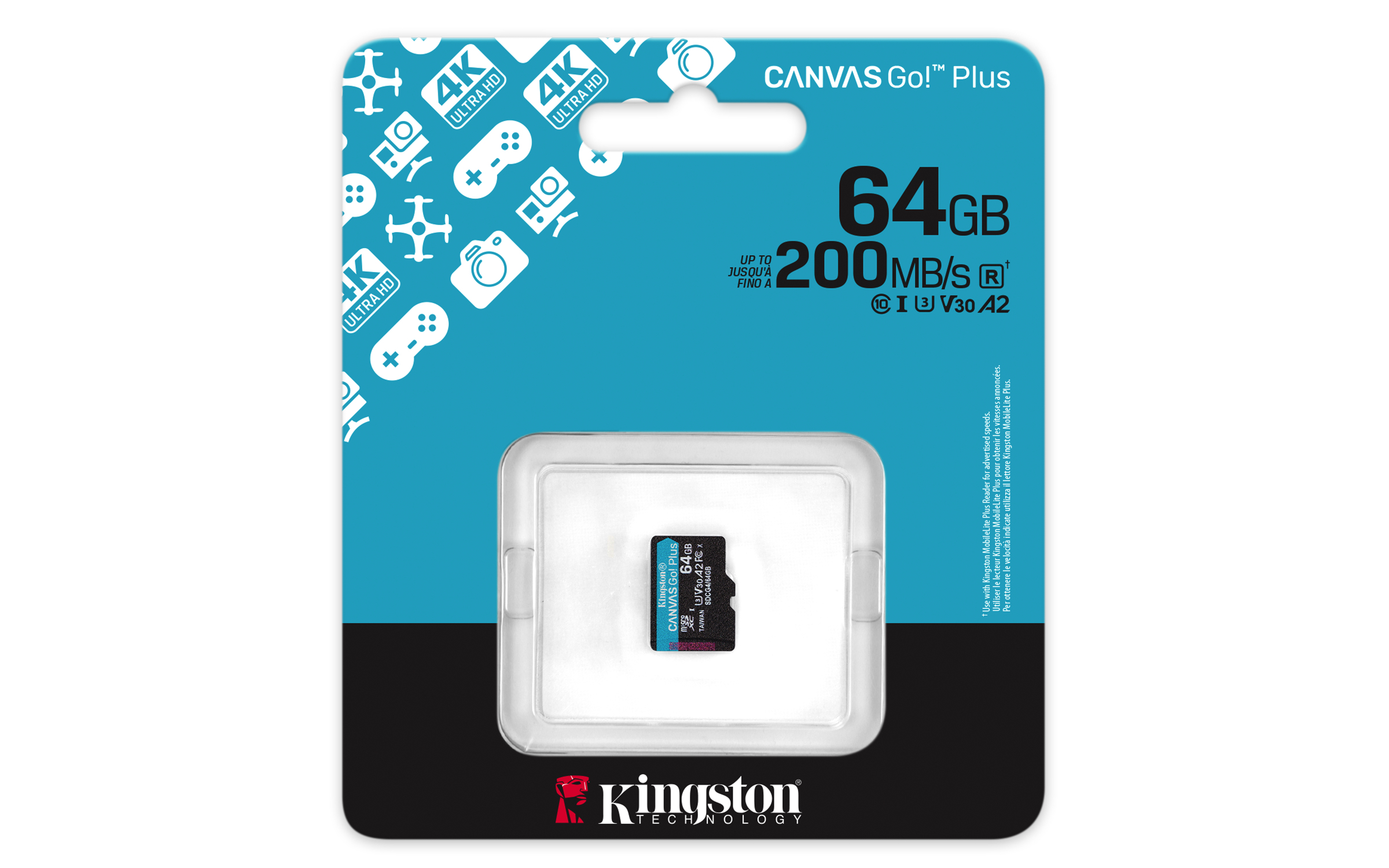 Kingston Canvas Go! Plus - Flash-Speicherkarte