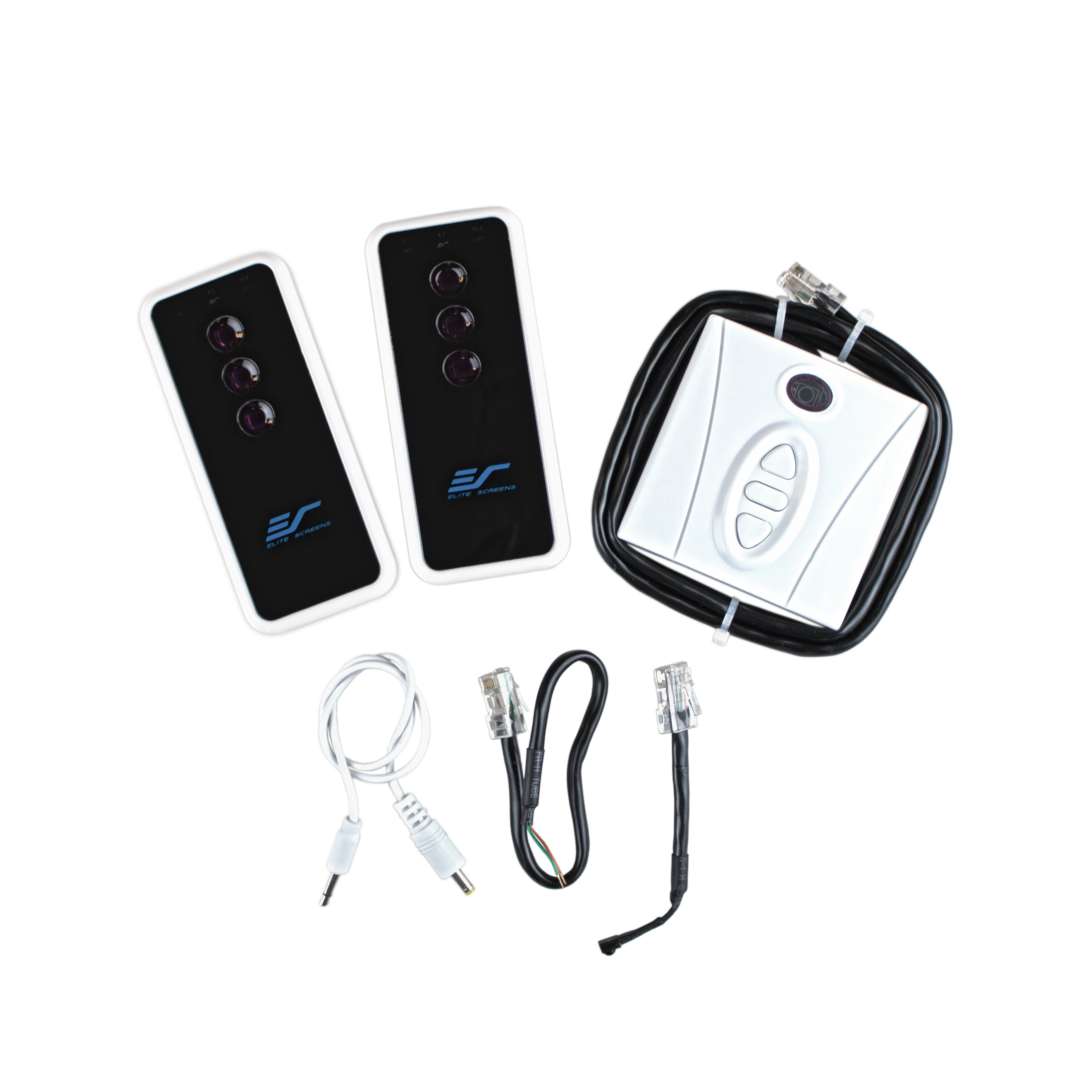 Elite Screens Saker Series SK100XHW-E12 - Leinwand - Deckenmontage mglich, geeignet fr Wandmontage - motorisiert - 230 V - 254 cm (100)