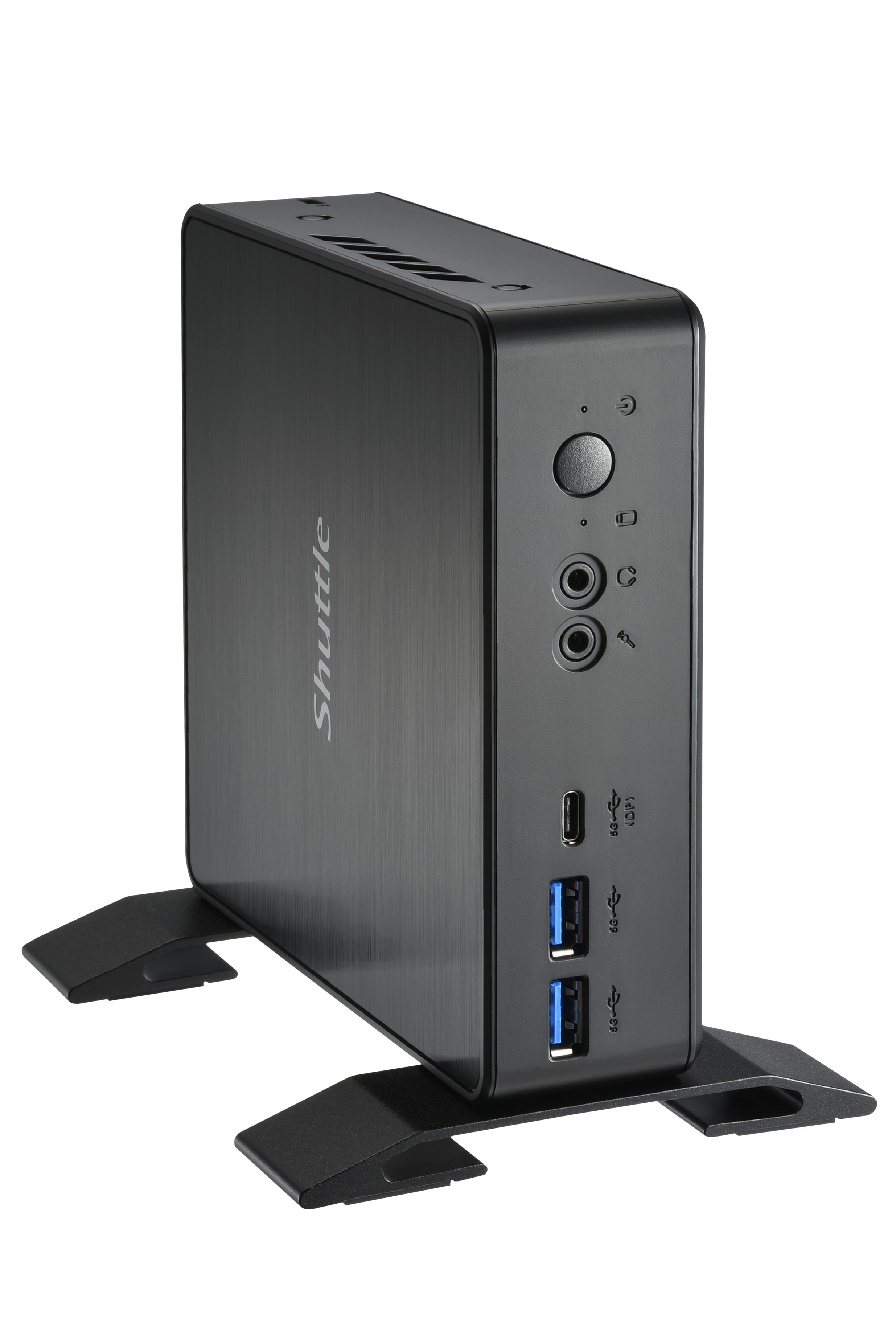 Shuttle Nano PC Systme NC4010XA, Intel Celeron 7305, 4GB RAM, 128GB M.2 SSD, 1x HDMI, 1x DP,1xUSB-C/DP, 6x USB3.2, 1x 2.5 bay, 2x M.2, 1x LAN, VESA