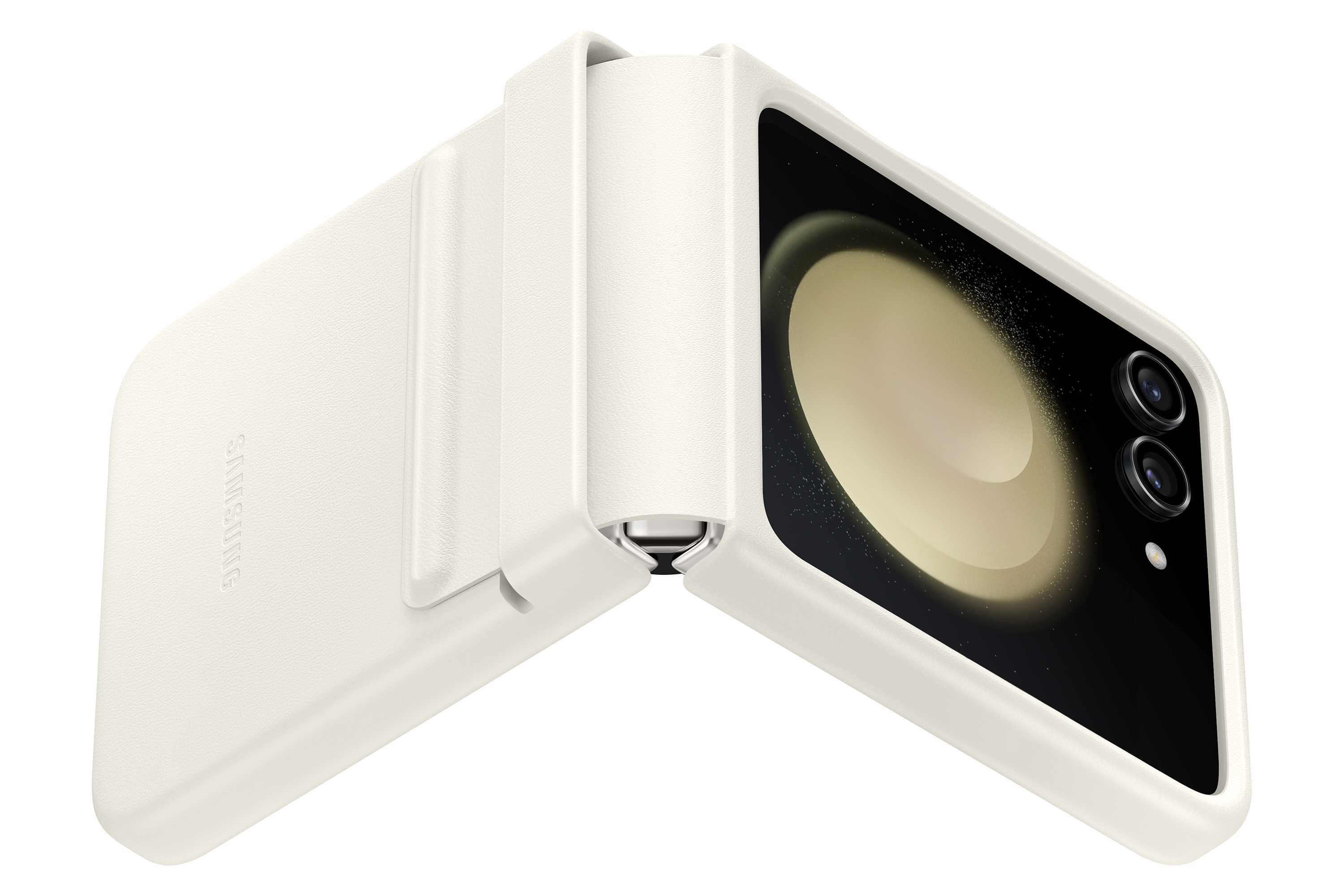 Samsung Flap ECO-Leather Case fr Galaxy Flip5 Cream