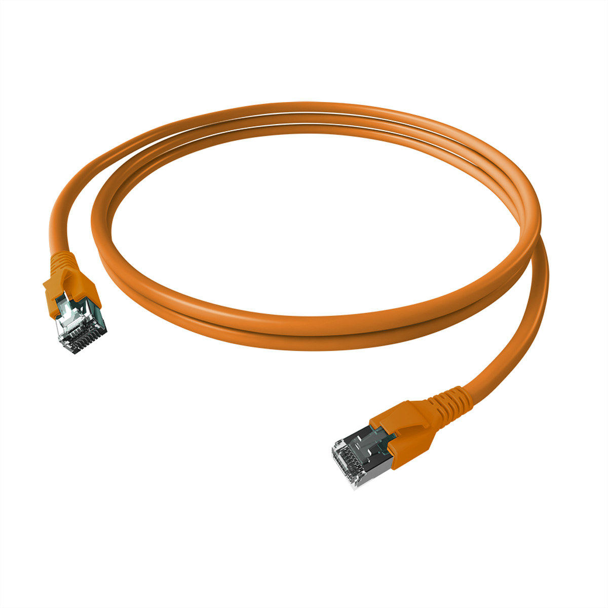 EasyLan FlexBoot Patchkabel Kat.6A S/FTP orange 7.50m - FTP - SFTP