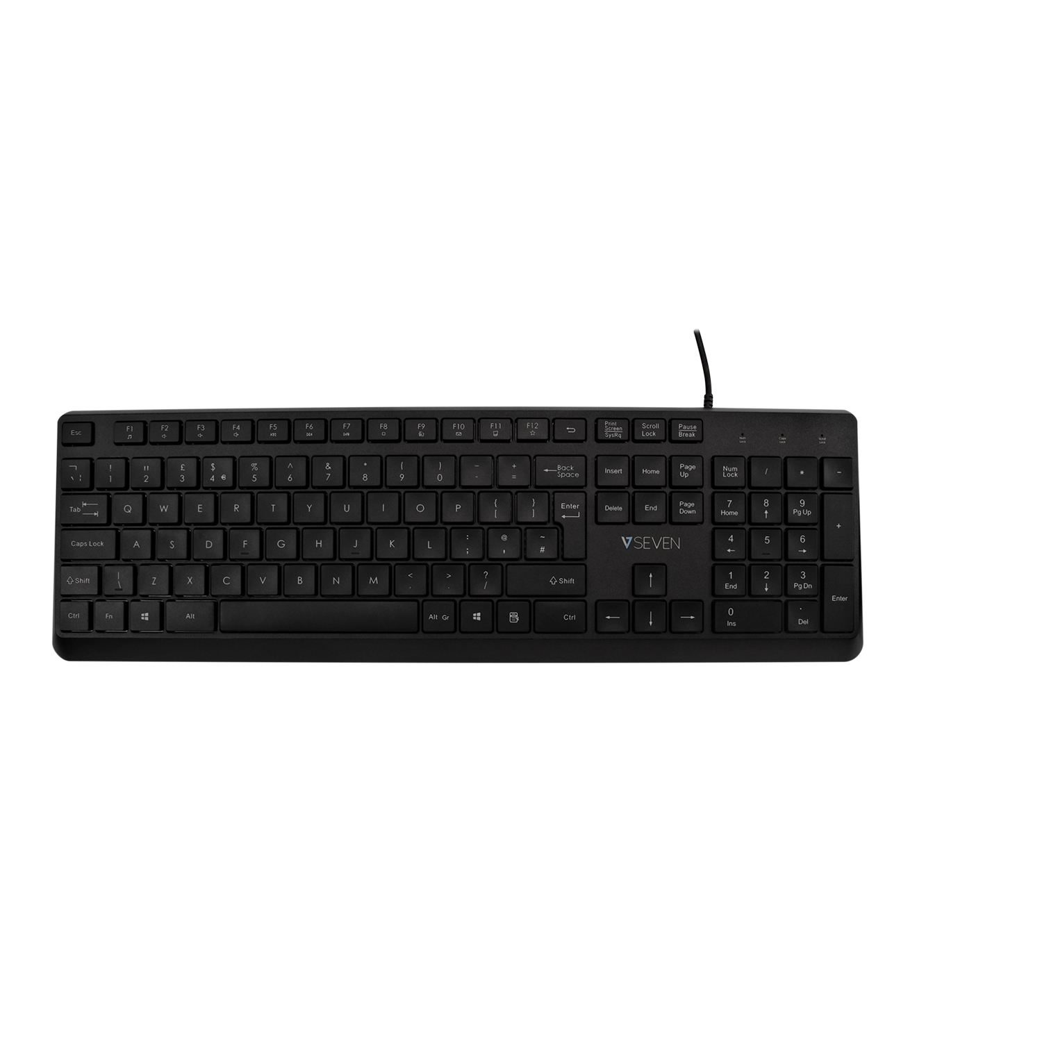 V7 USB PRO KEYBOARD MOUSE UK - Tastatur - QWERTY