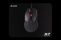 A4tech X-7120 - Beidhndig - USB Typ-A - 2000 DPI - 3 ms - Schwarz