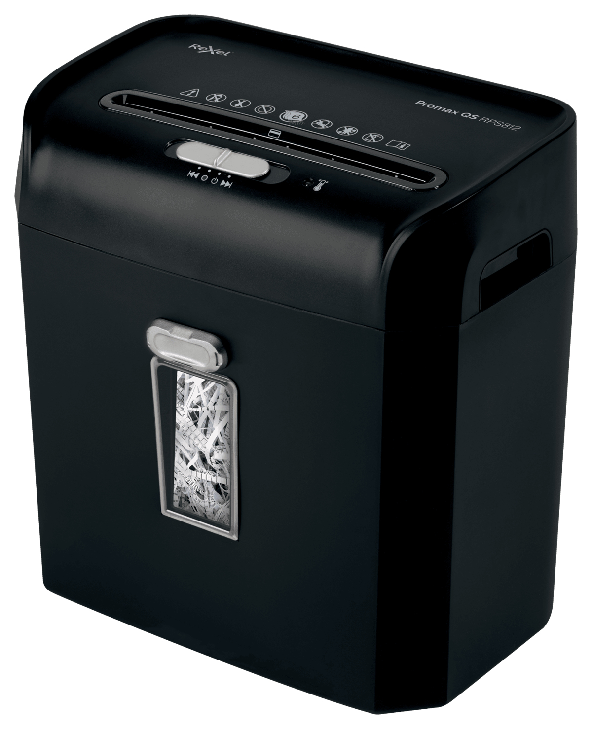 Rexel ProMax RPS812 distruggi documenti Taglio a striscia 60 dB 22 cm Nero