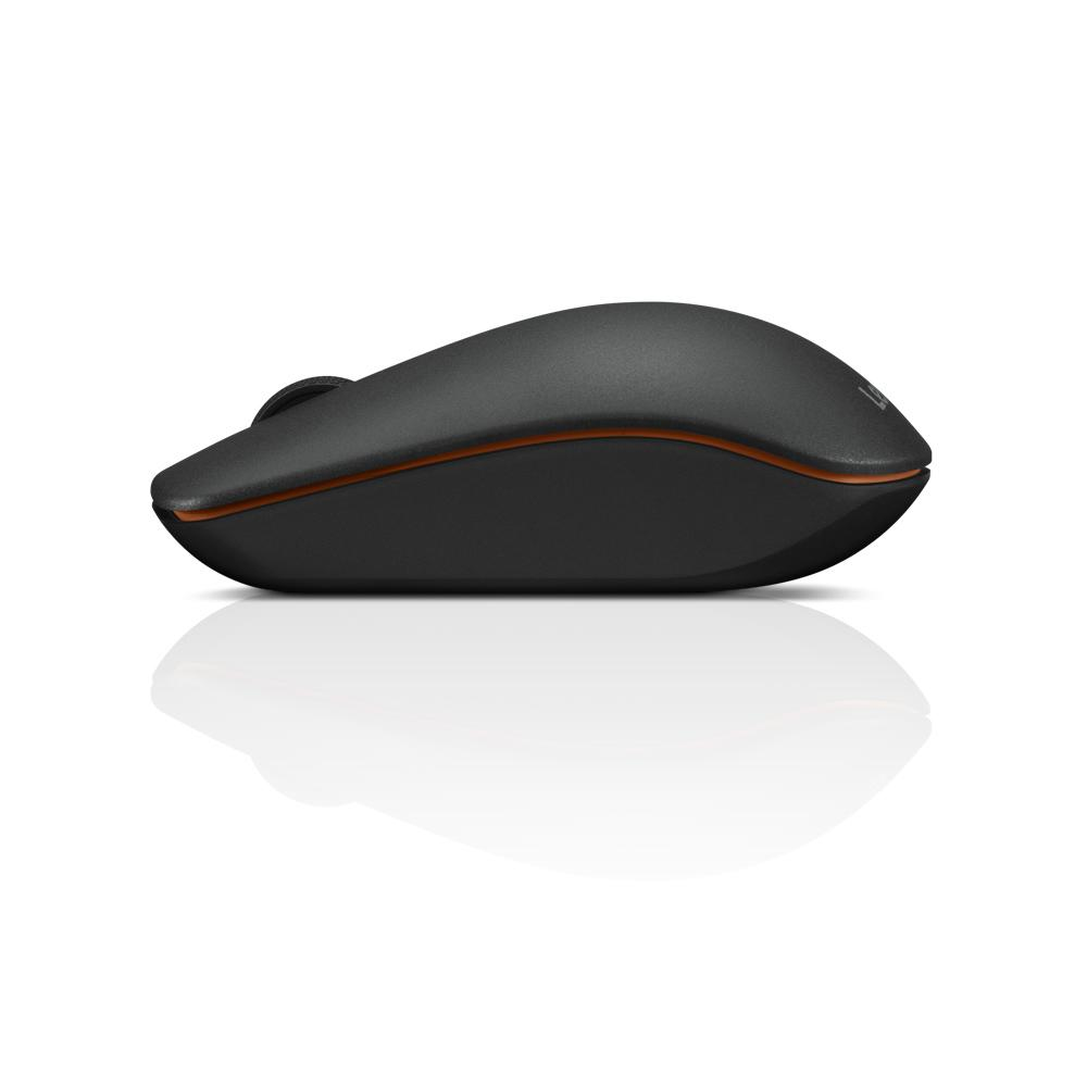 Lenovo 400 - Maus - rechts- und linkshndig - optisch - 3 Tasten - kabellos - 2.4 GHz - kabelloser Empfnger (USB)