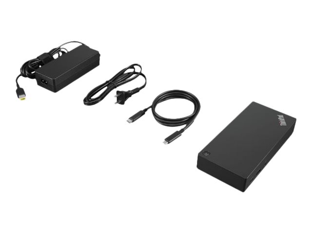 Lenovo 40AS0090EU base para porttil y replicador de puertos Almbrico USB 3.2 Gen 1 (3.1 Gen 1) Type-C Negro